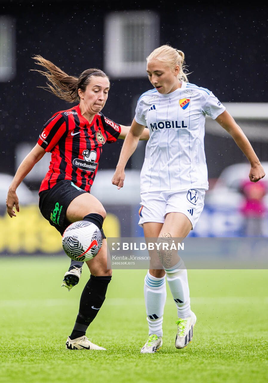 Brommapojkarnas Fanny Hjelm Rönnlund och Djurgårdens