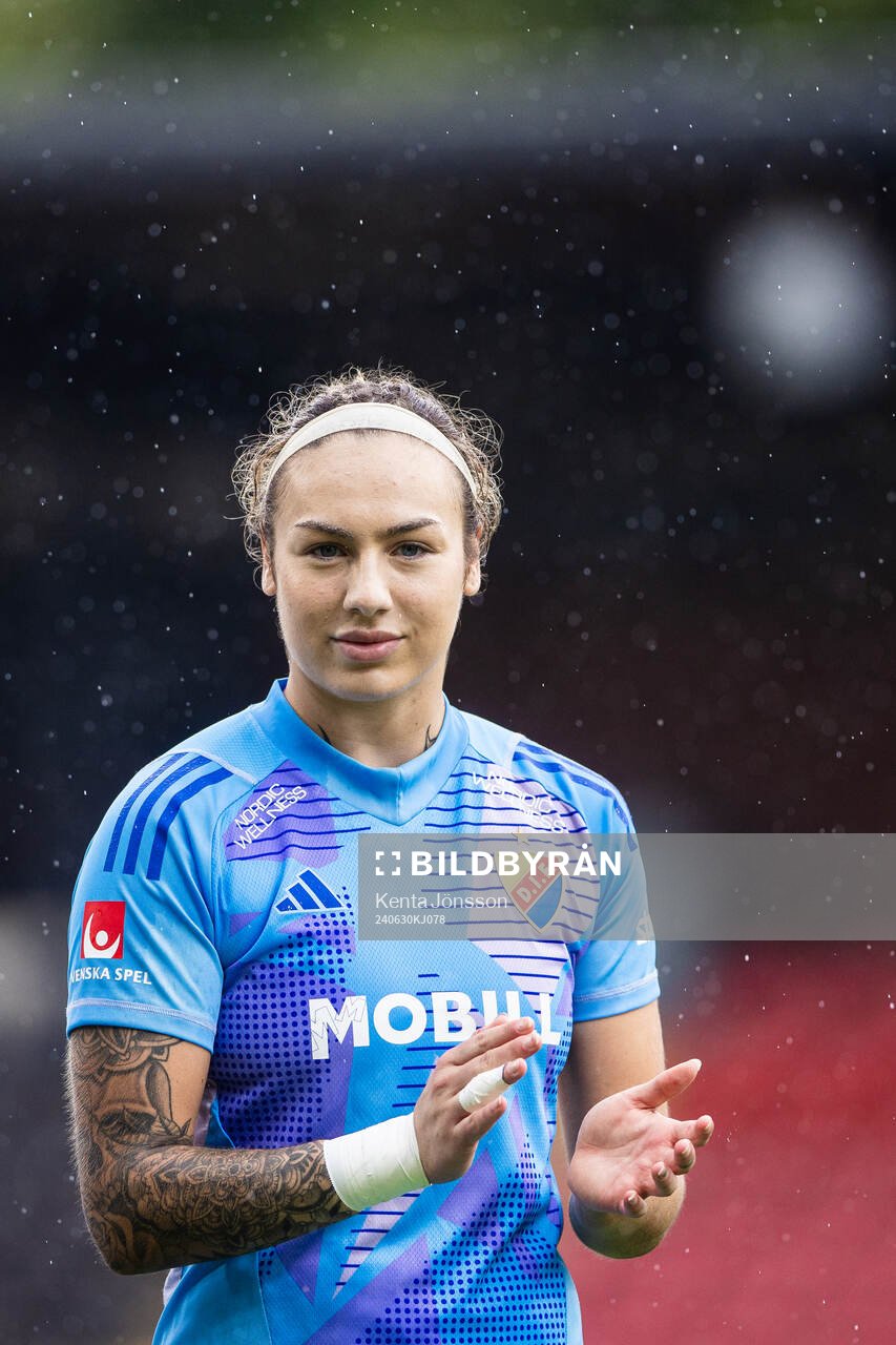 Djurgårdens målvakt Katelin Talbert