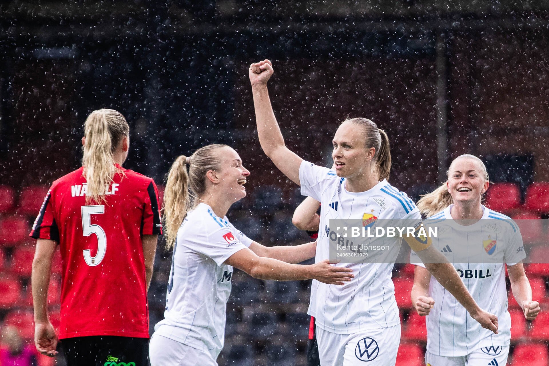 Djurgårdens Matilda Plan jublar
