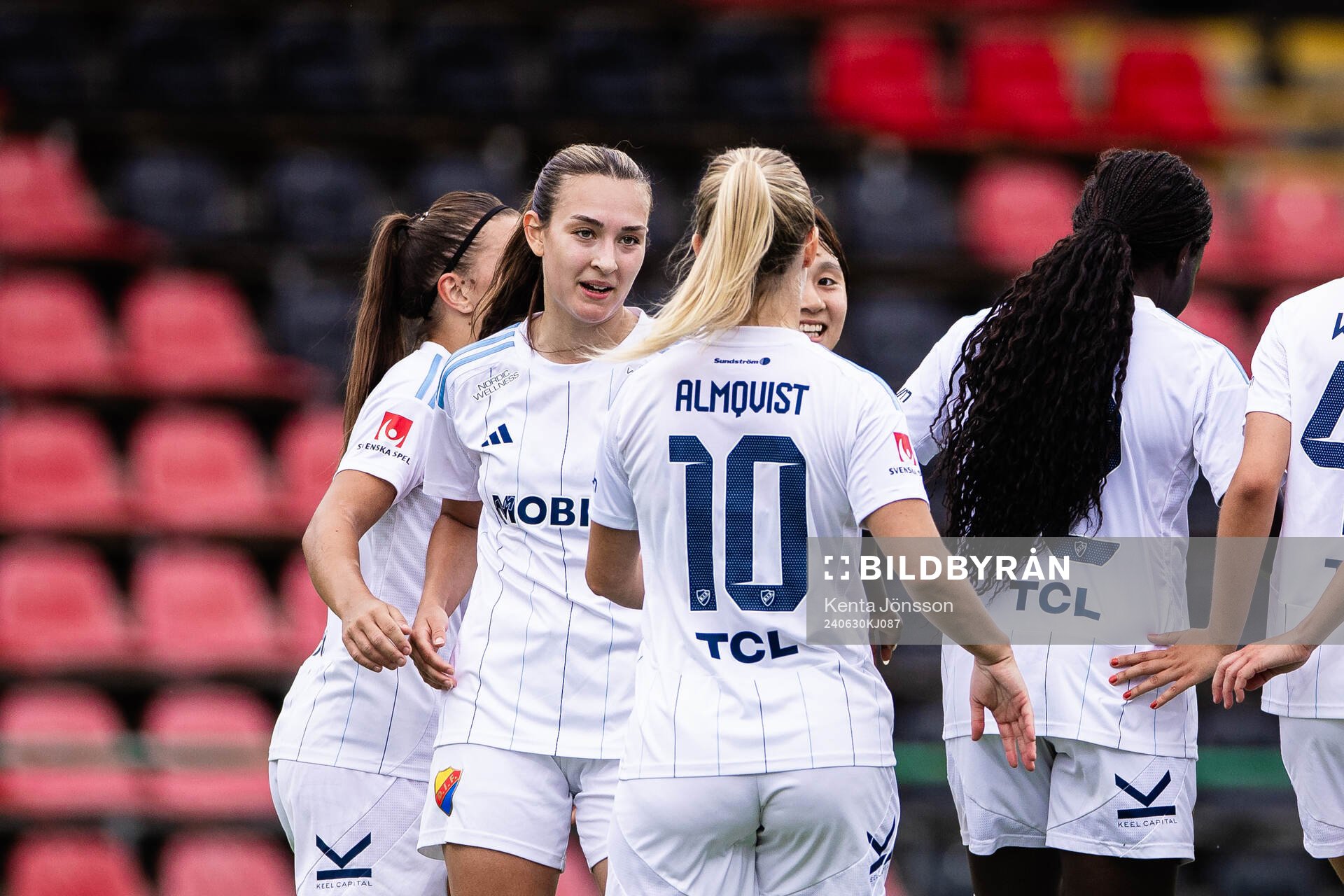 Djurgårdens Lucia Duras jublar