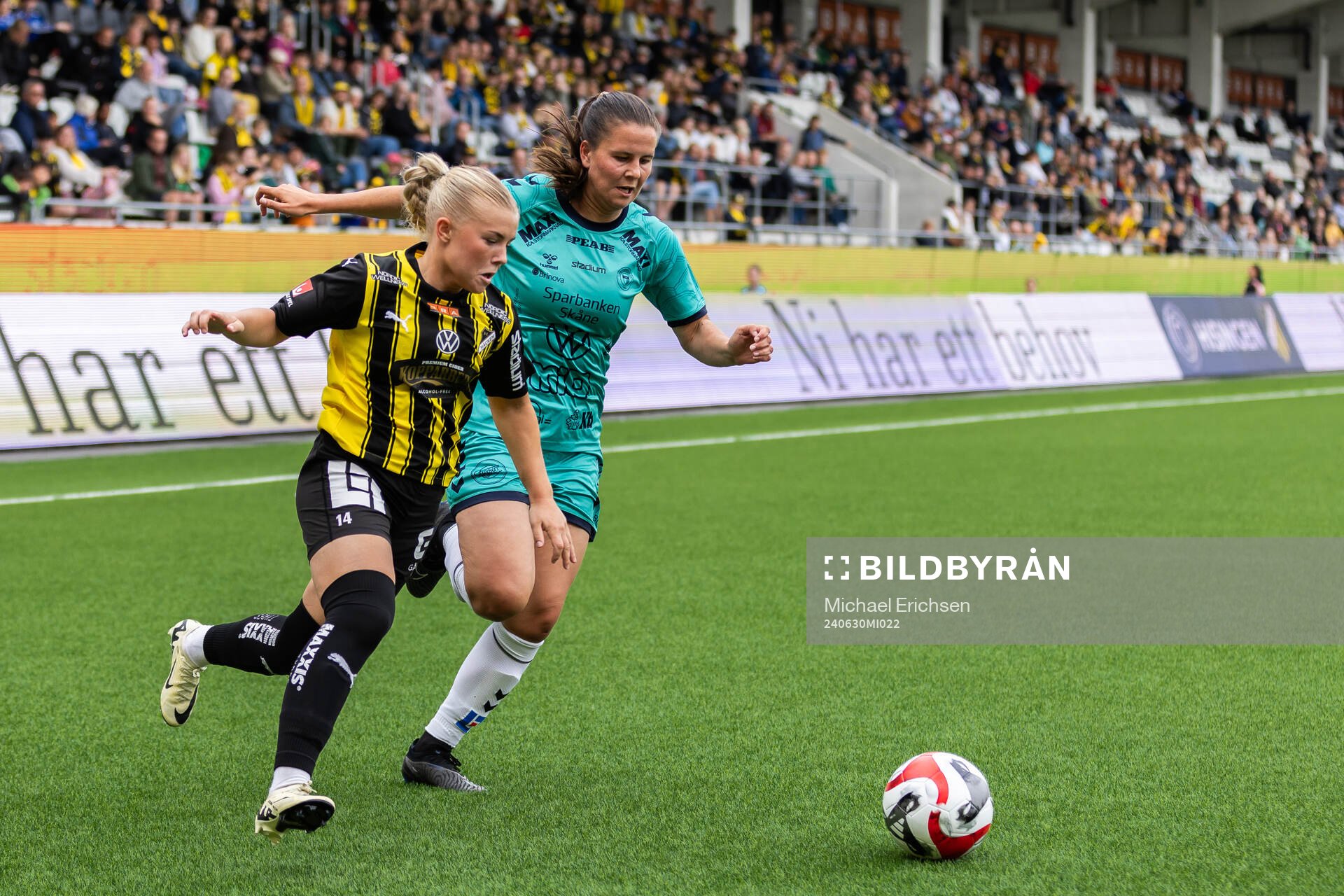 Häckens Matilda Nildén och Kristianstads Josefin Harrysson