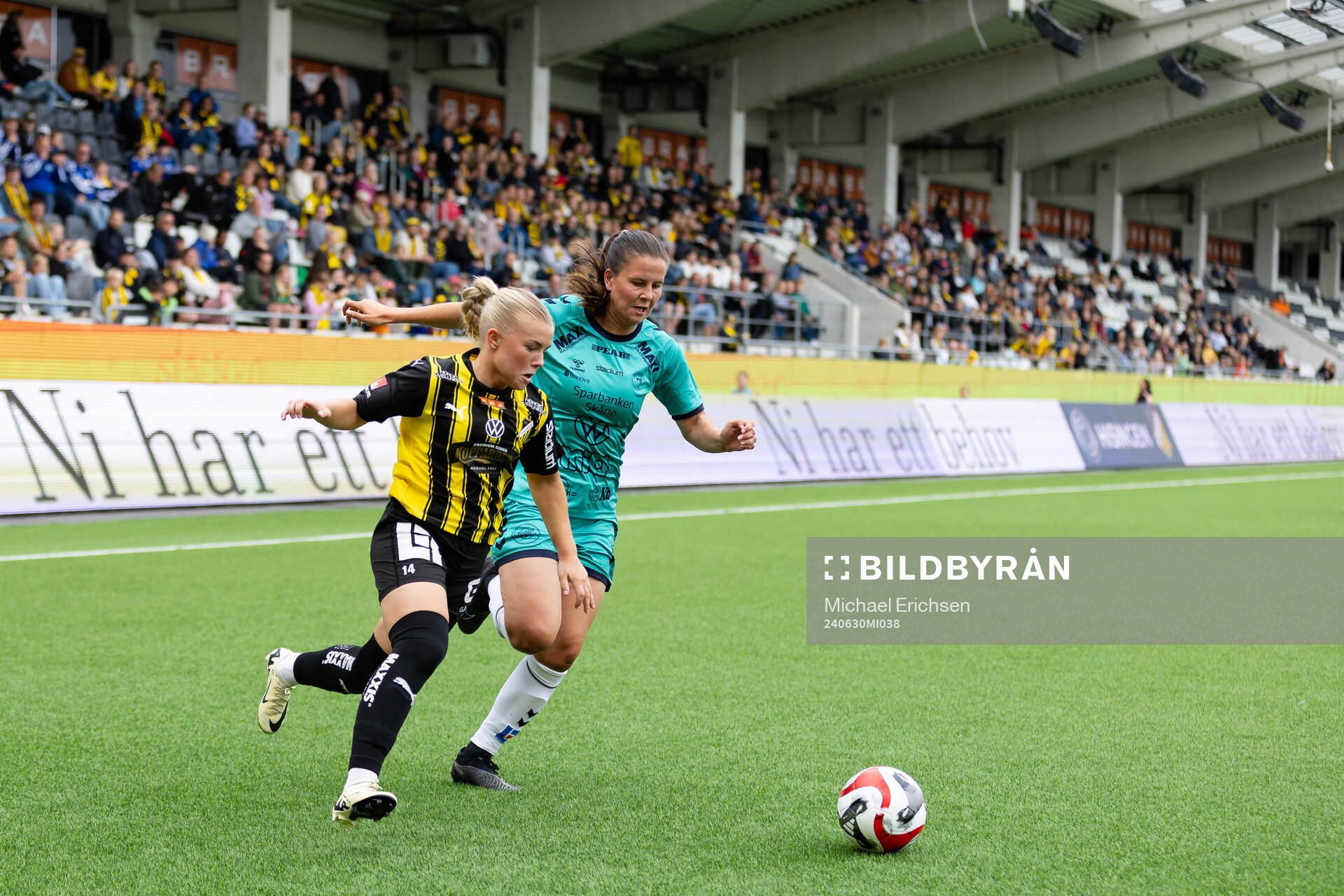 Häckens Matilda Nildén och Kristianstads Josefin Harrysson