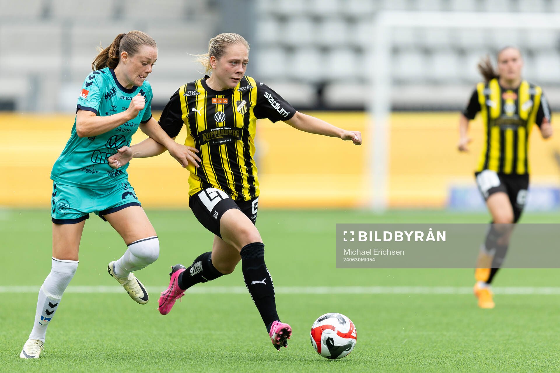 Kristianstads Sofia Reidy och Häckens Alice Bergström