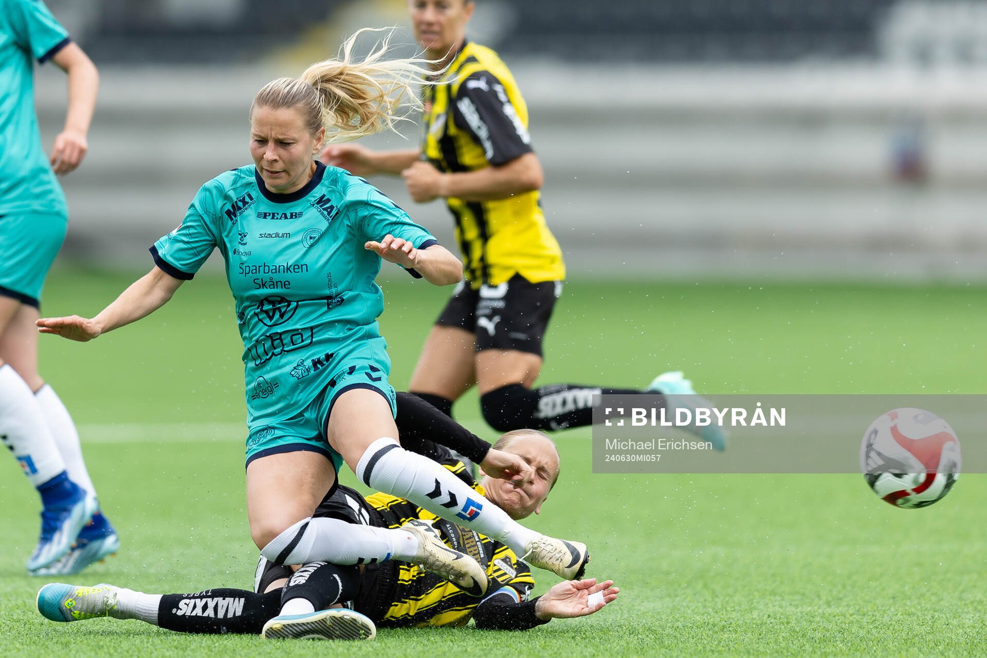 Häckens Filippa Curmark och Kristianstads Emmi Alanen