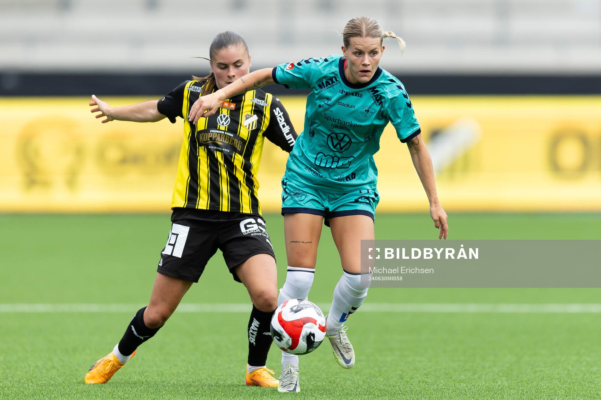 Häckens Hanna Wijk och Kristianstads Tilda Persson
