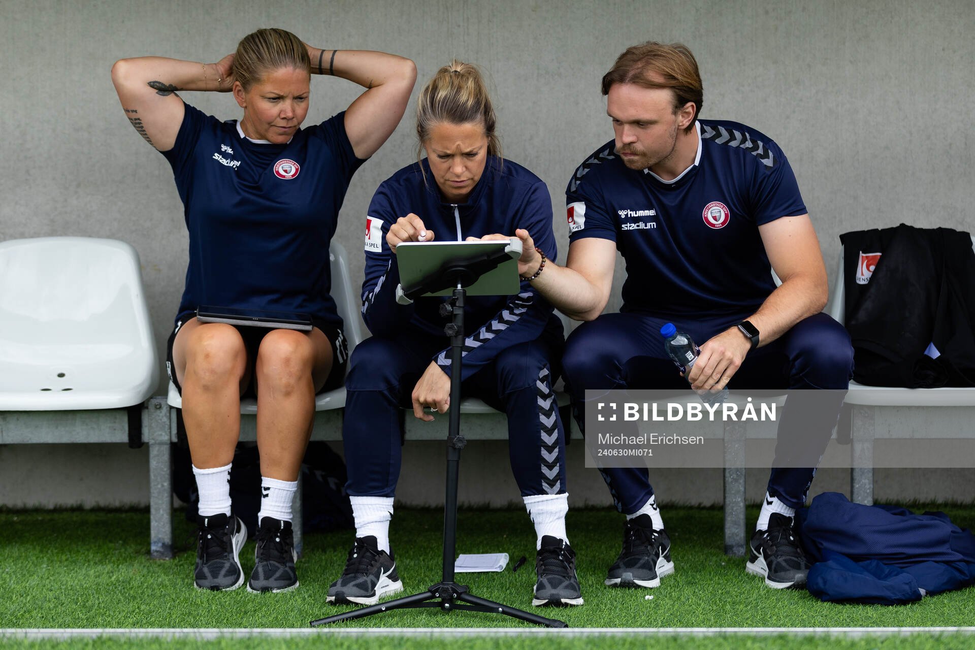 Kristianstads assisterande tränare Sandra Wuopio, tränare