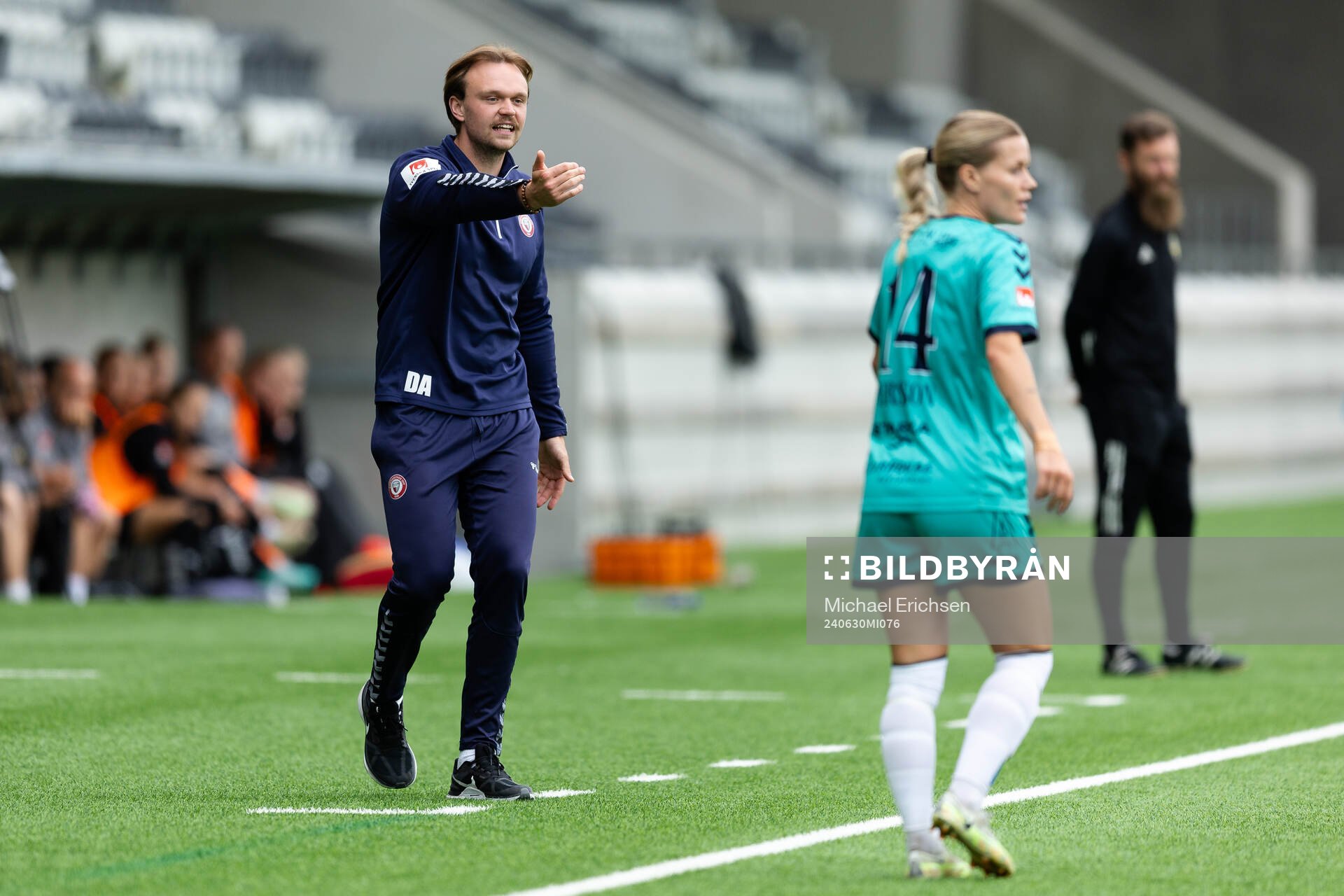 Kristianstads tränare Daniel Angergård