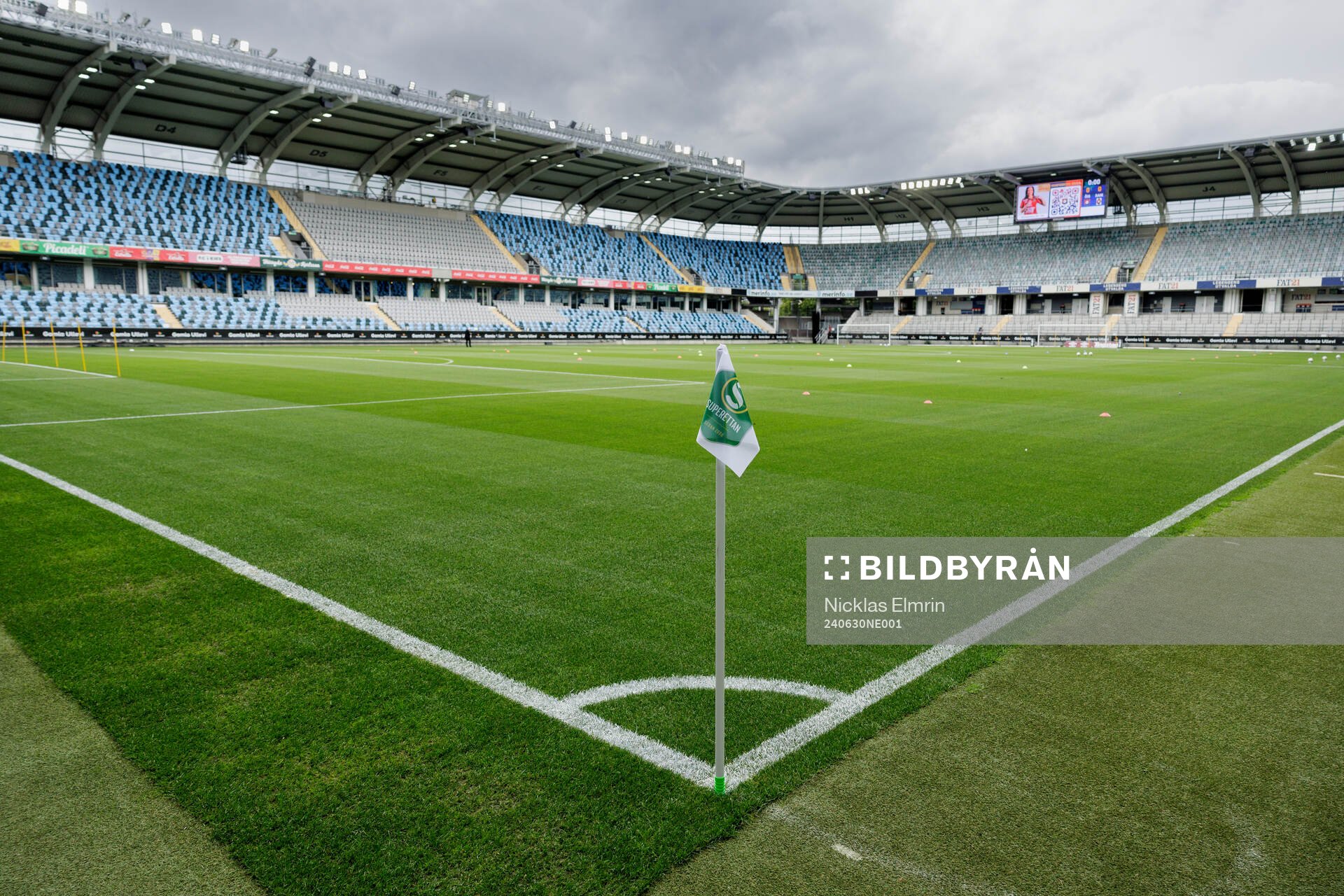 Ett tomt Gamla Ullevi