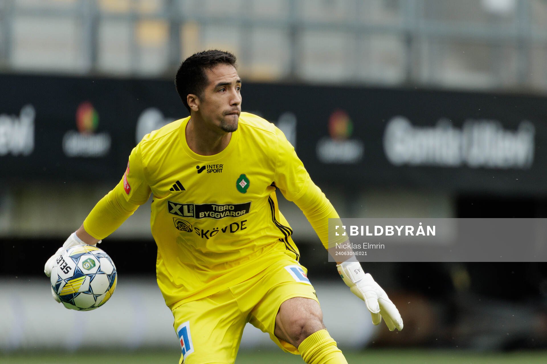 Skövde AIKs målvakt Adrian Zendejas