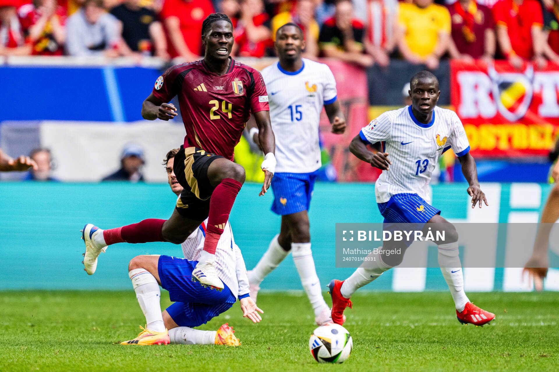 Amadou Onana of Belgium