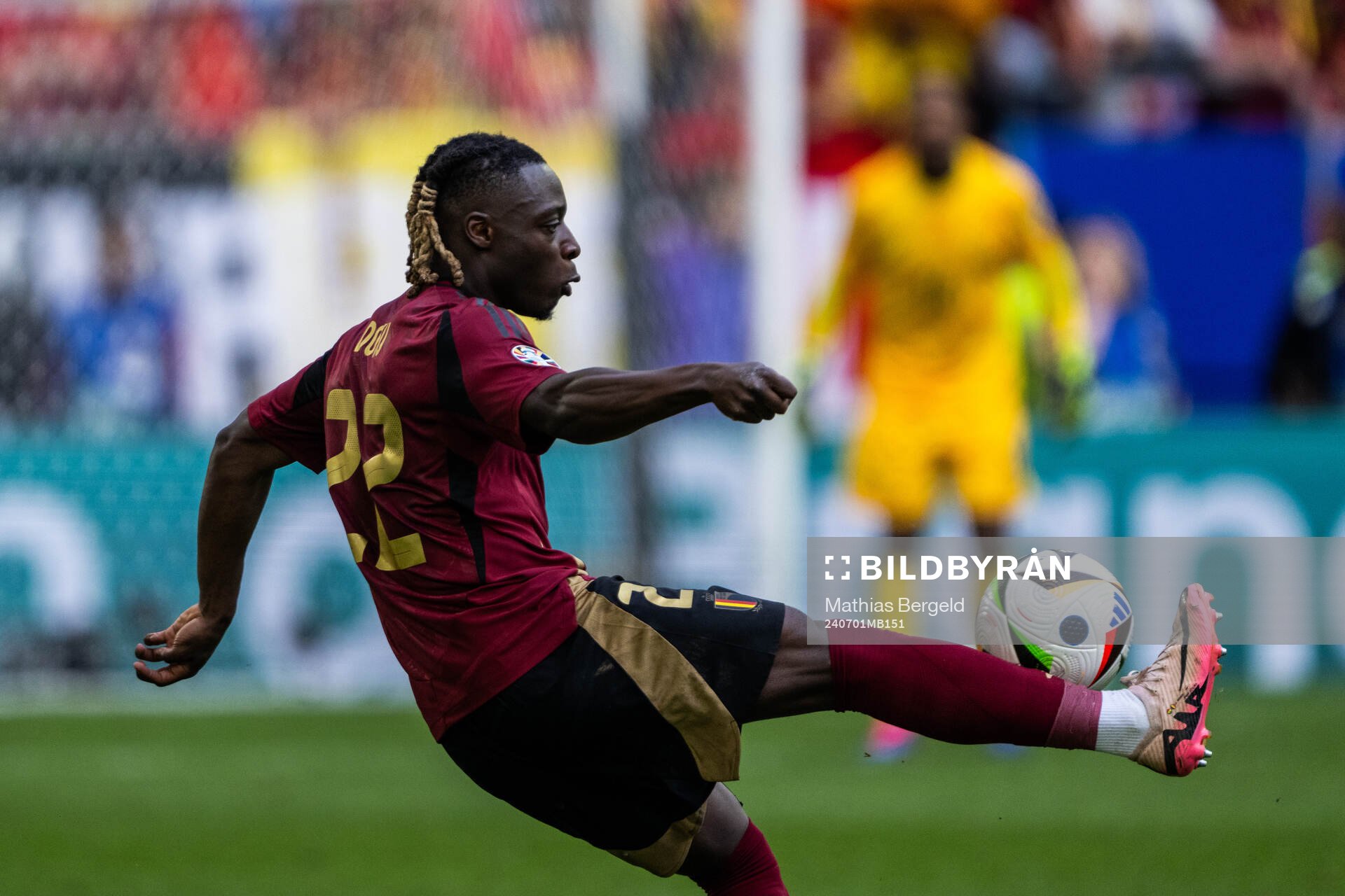 Jeremy Doku of Belgium