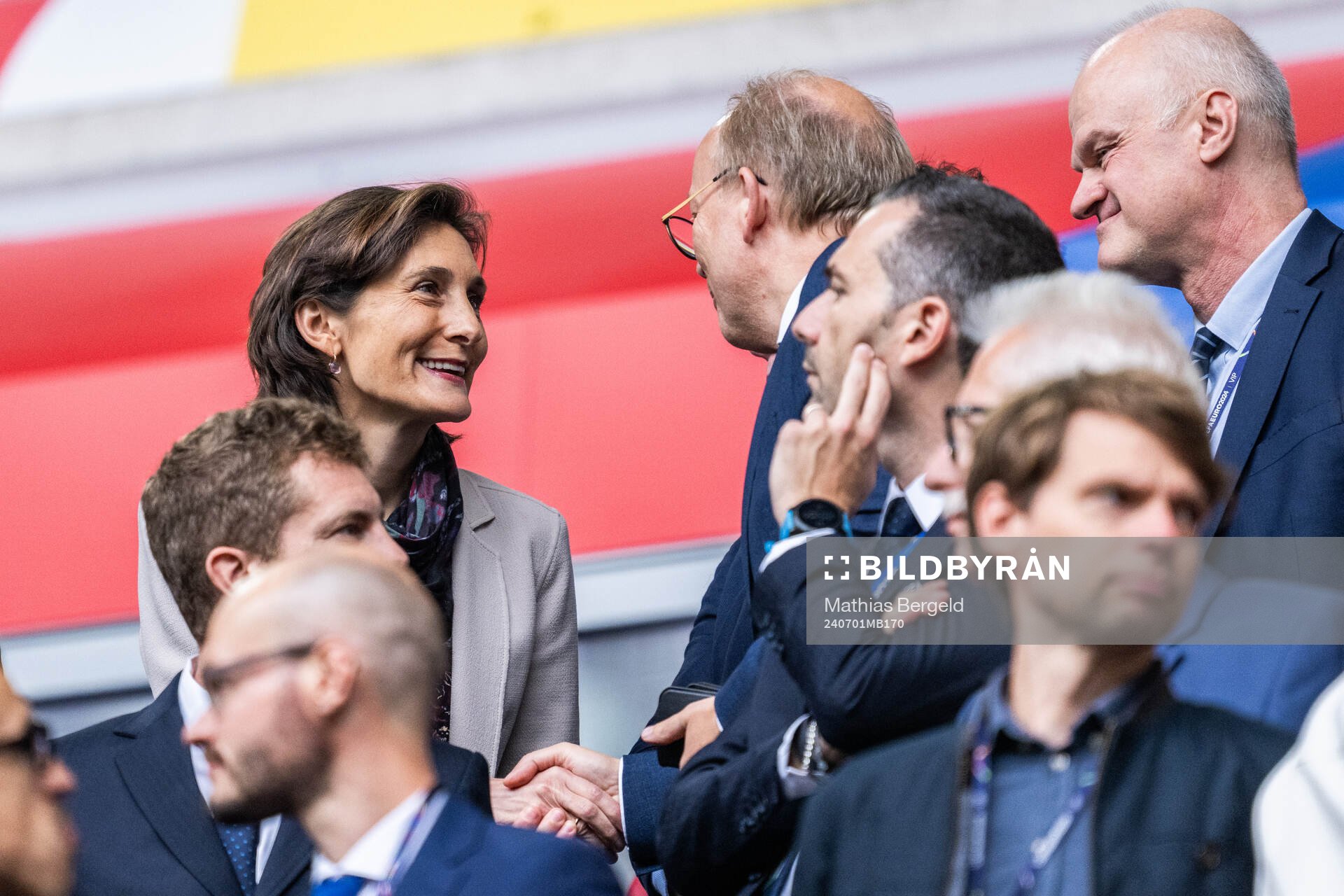 Amélie Oudéa-Castéra, French Minister of Sports, the