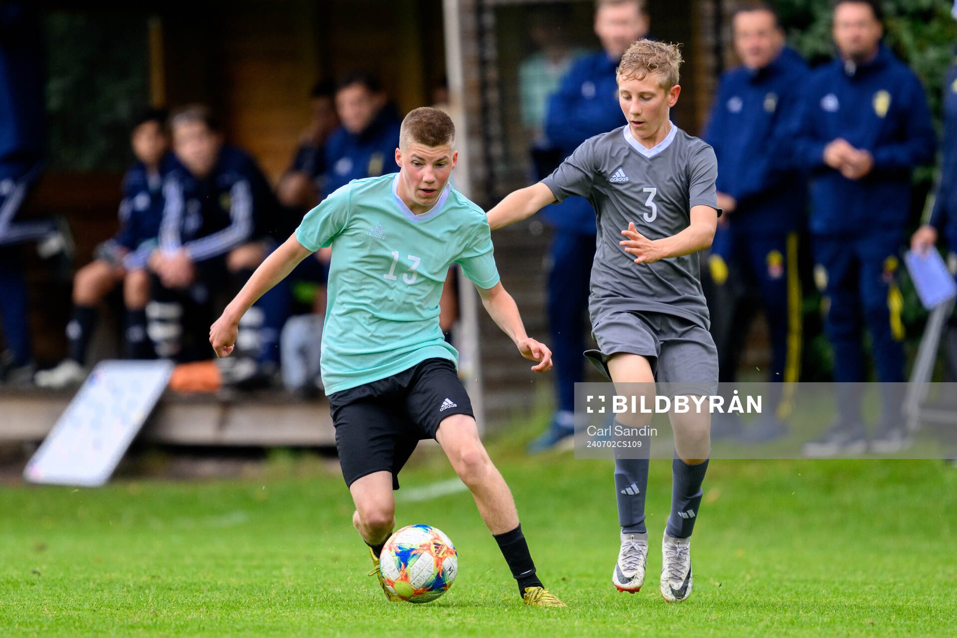 Niko Grgic, Sallanto Skiljebo SK och Eric Blixt, FC