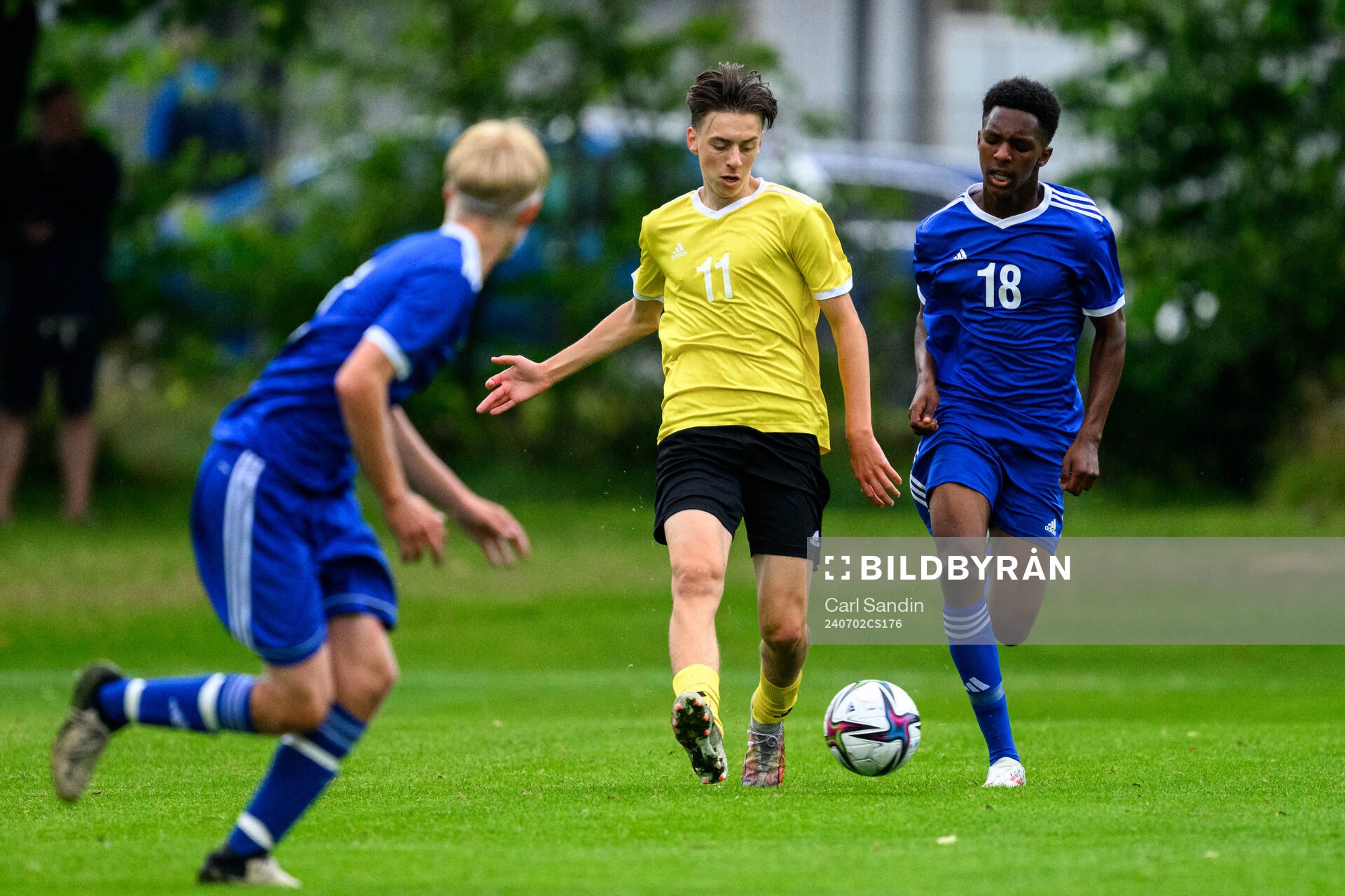 Carl Grindange, Sollentuna FK och Zenadiin Abdulkadir Enow,