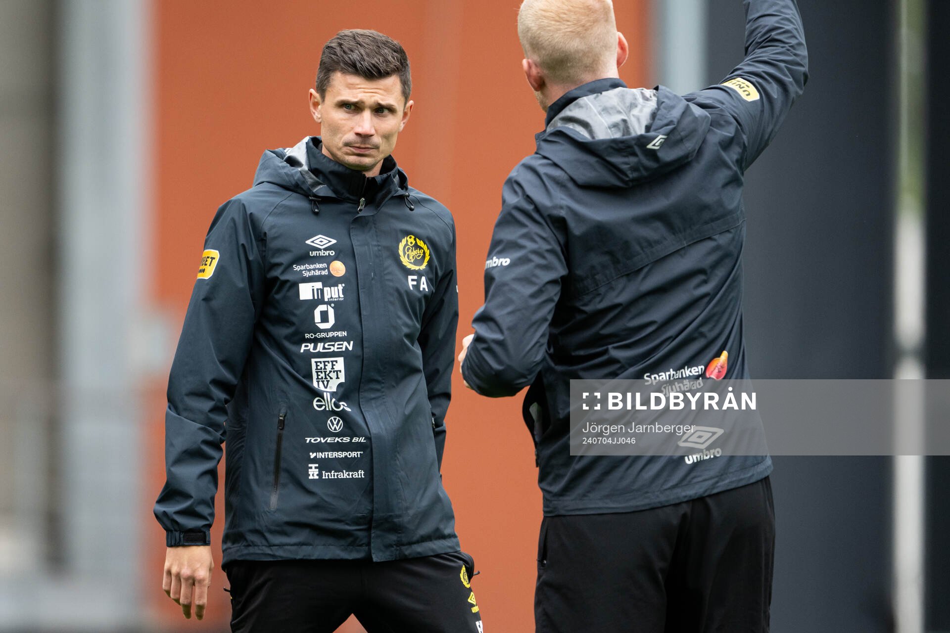 Assisterande tränare Fredrik Ahlstrand