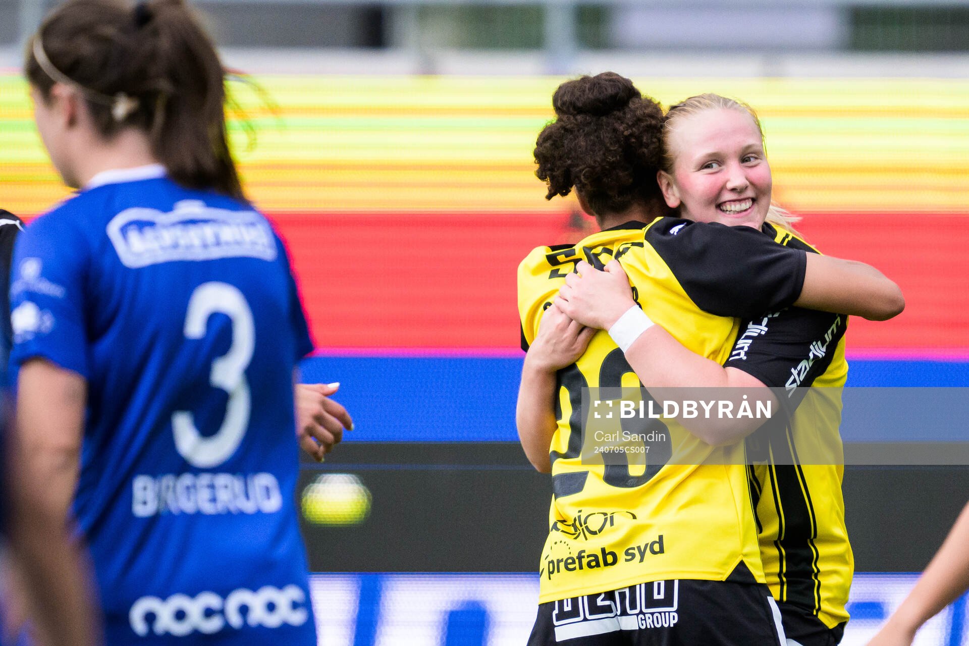 Häckens Johanna Fossdalsá Sørensen jublar