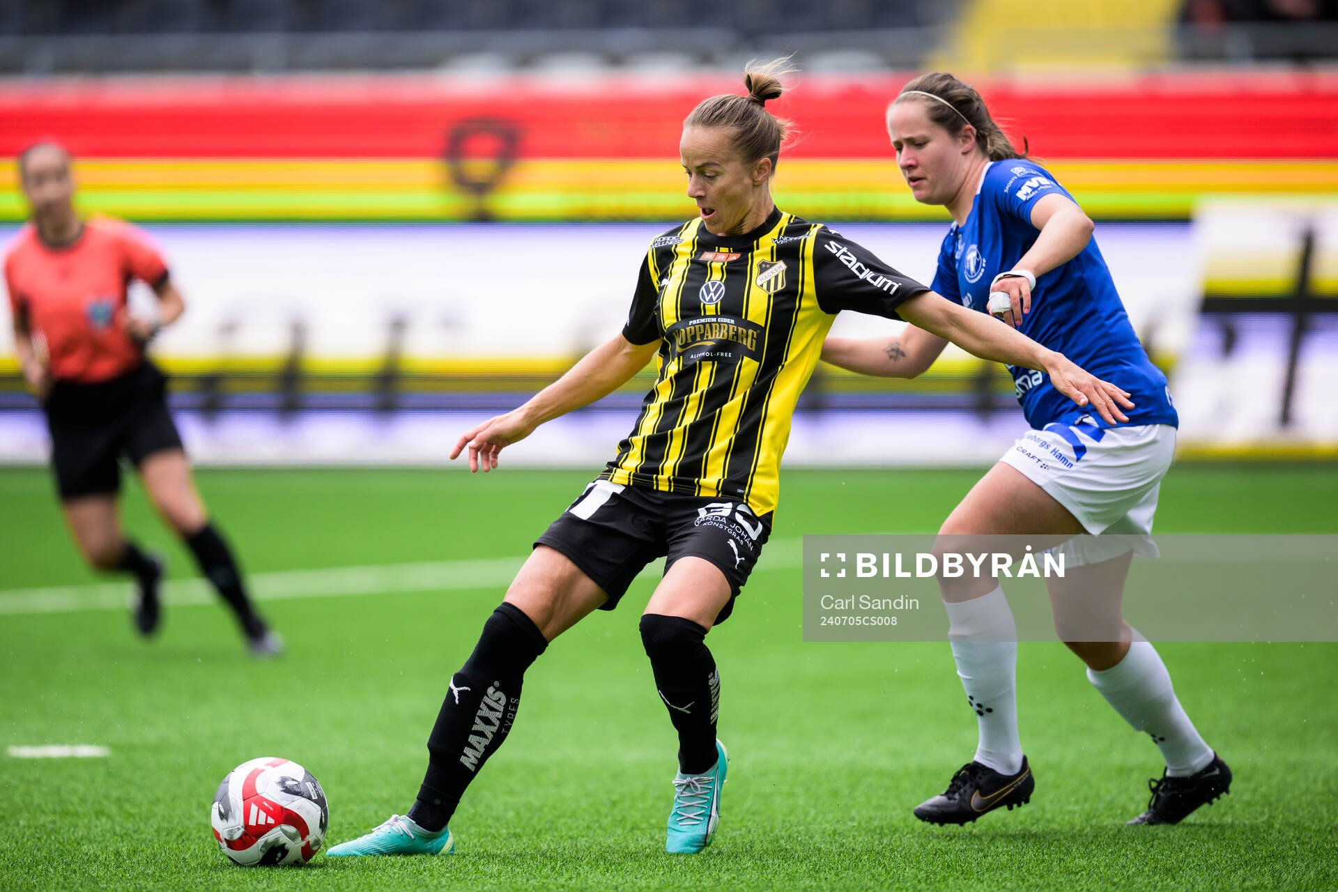 Häckens Aivi Luik och Trelleborgs Thea Birgerud