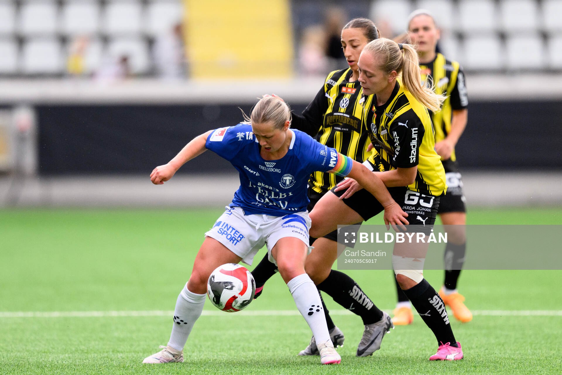 Trelleborgs Elina Lenir och Häckens Alice Bergström