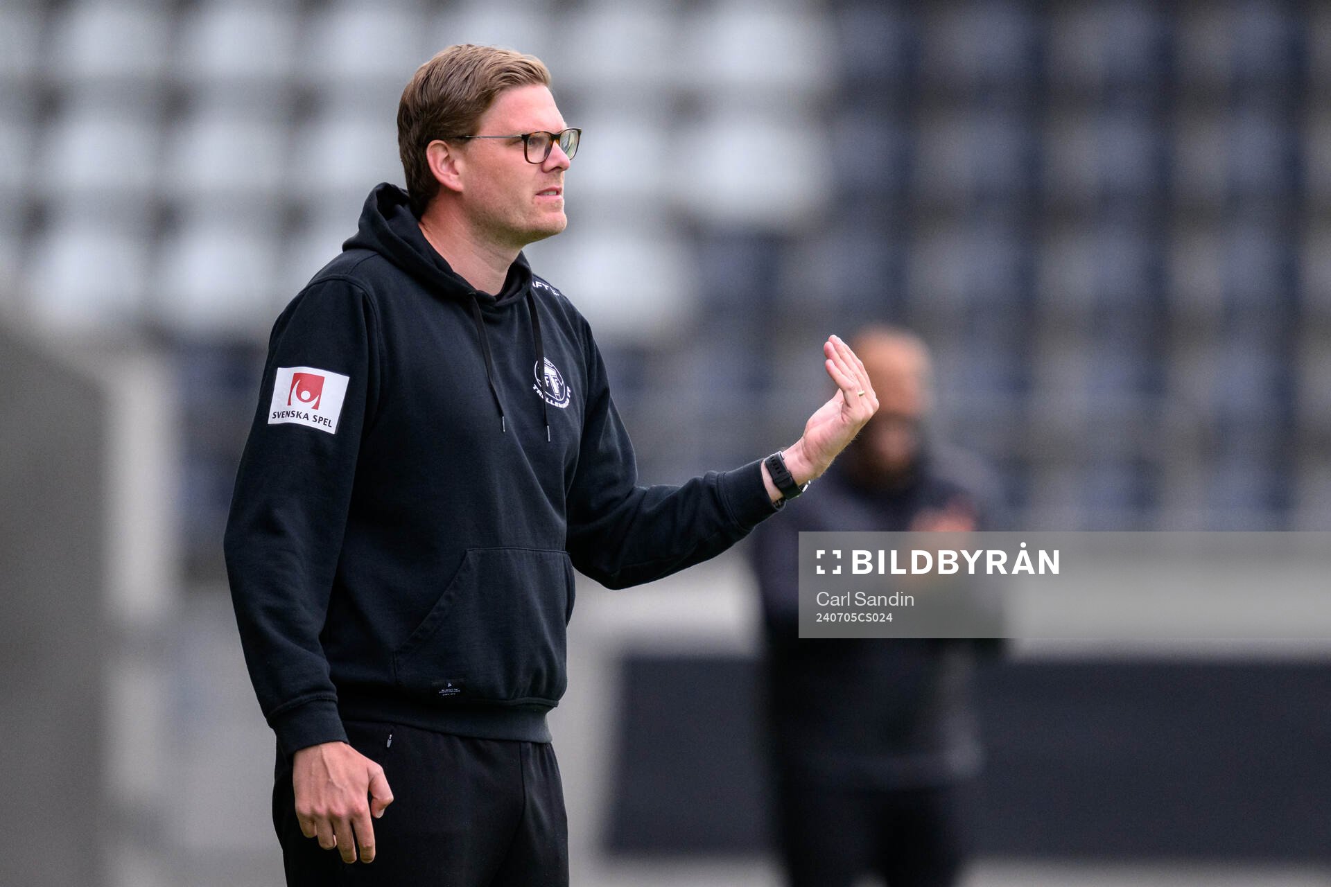 Trelleborgs tränare Joakim Felldin