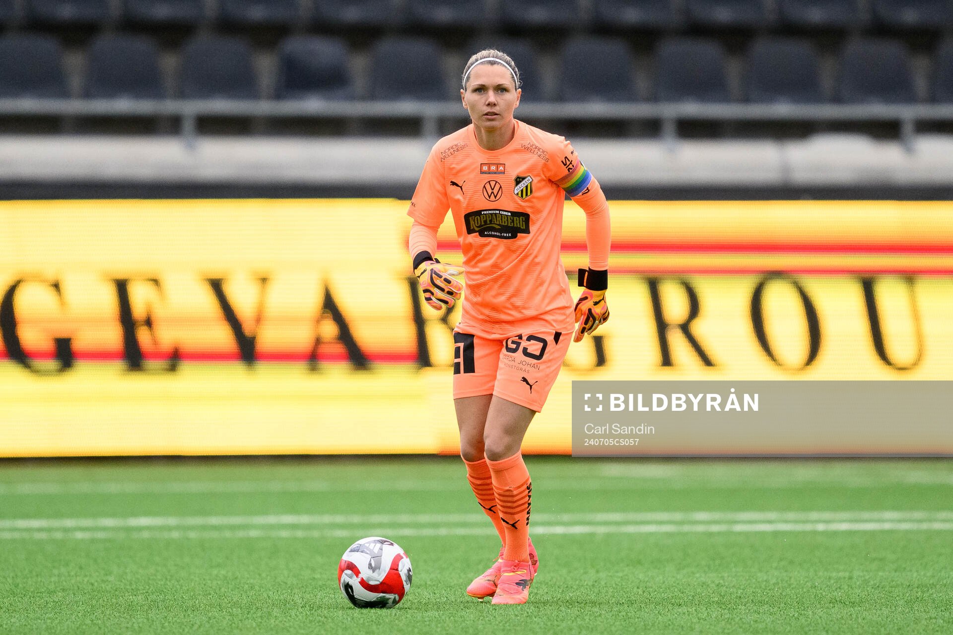 Häckens målvakt Jennifer Falk