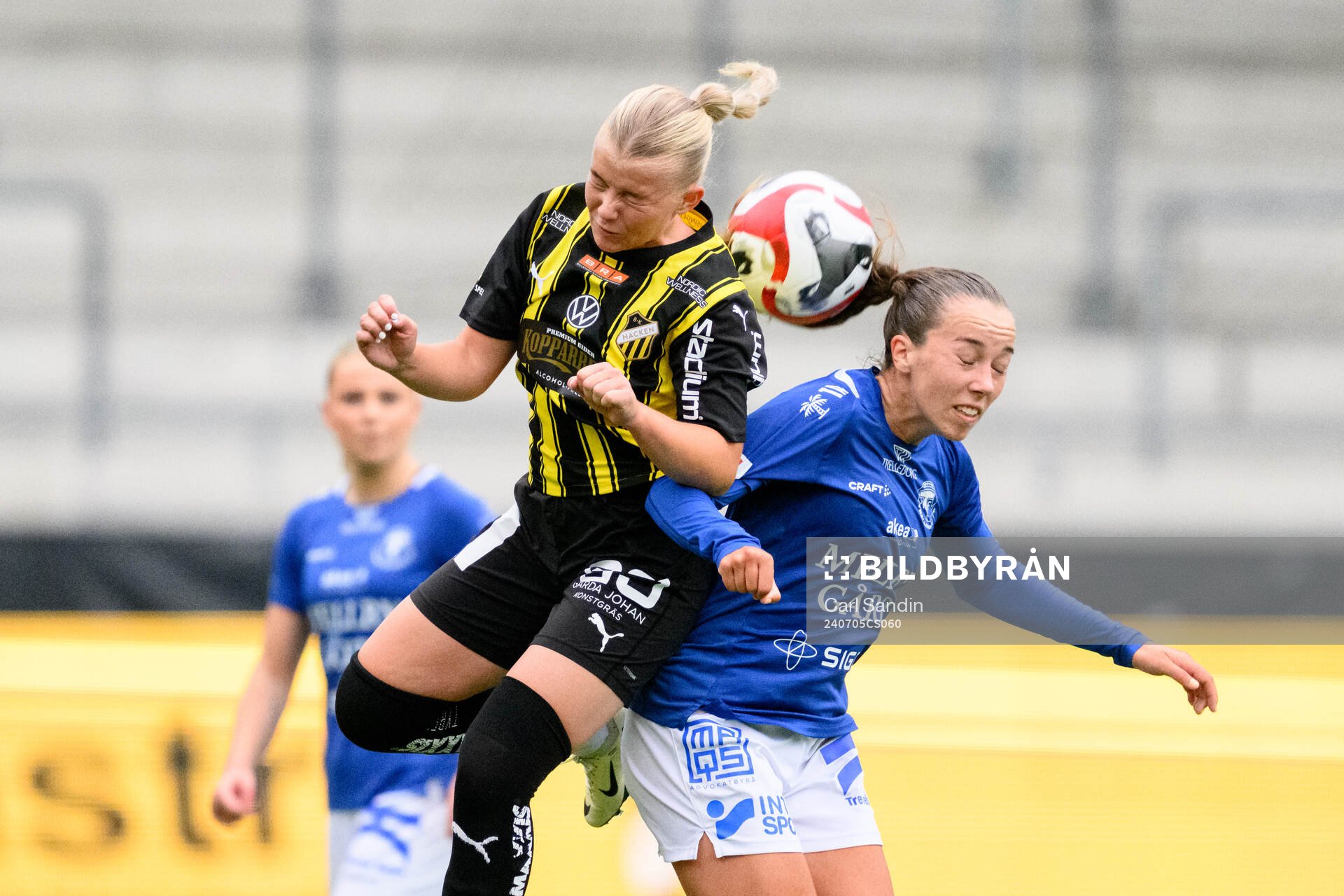 Häckens Matilda Nildén och Trelleborgs Athinna Persson