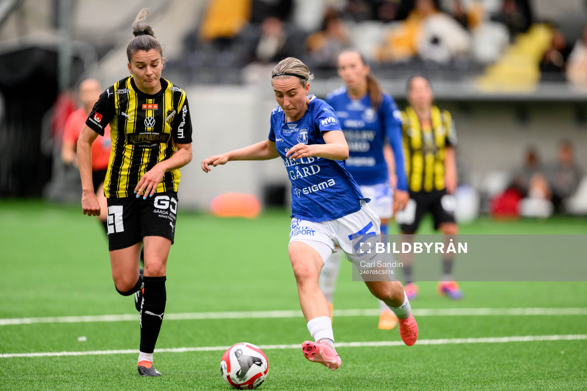 Häckens Anna Julia Csiki och Trelleborgs Viktoria Persson