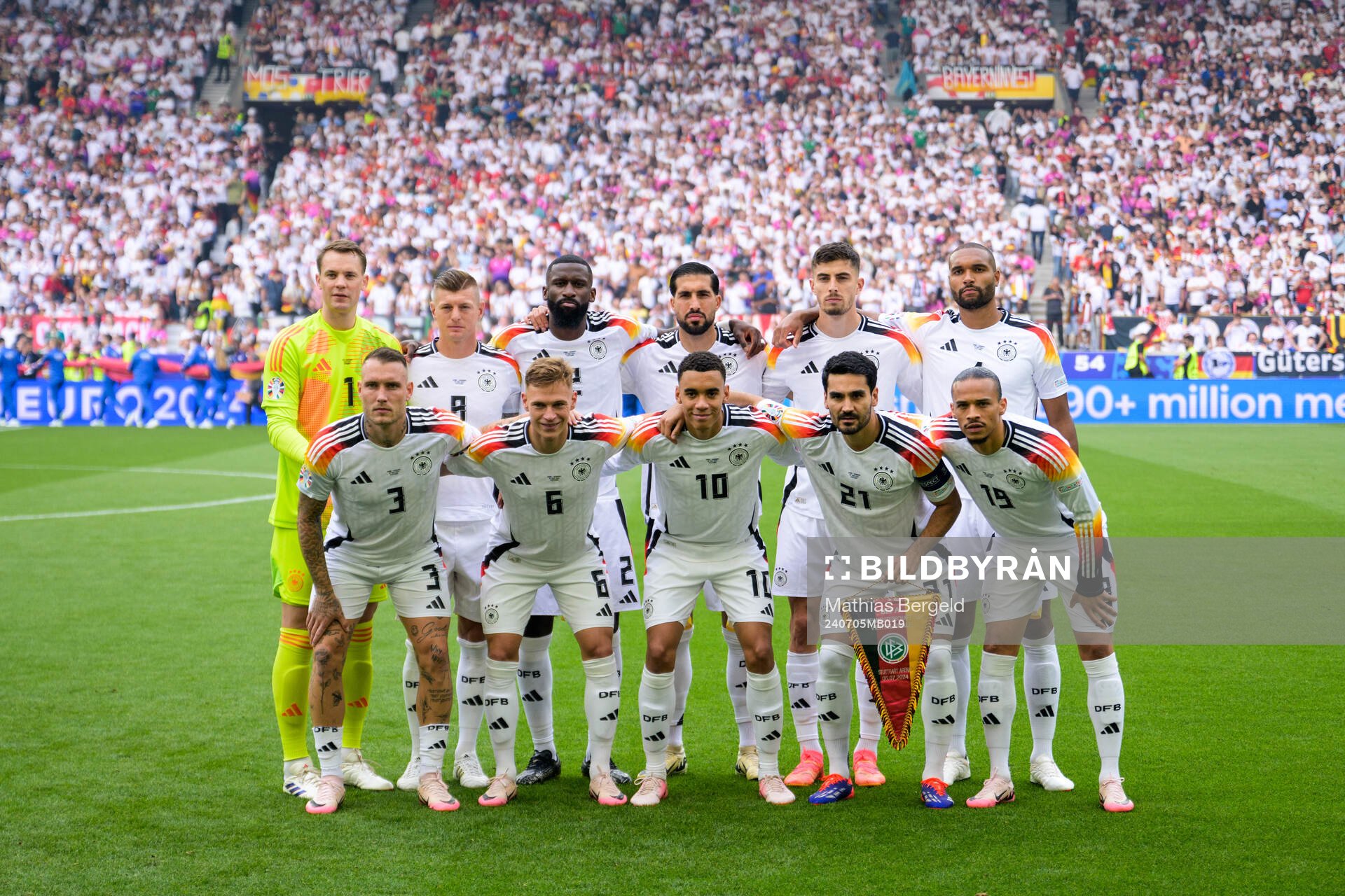 The starting eleven of Germany