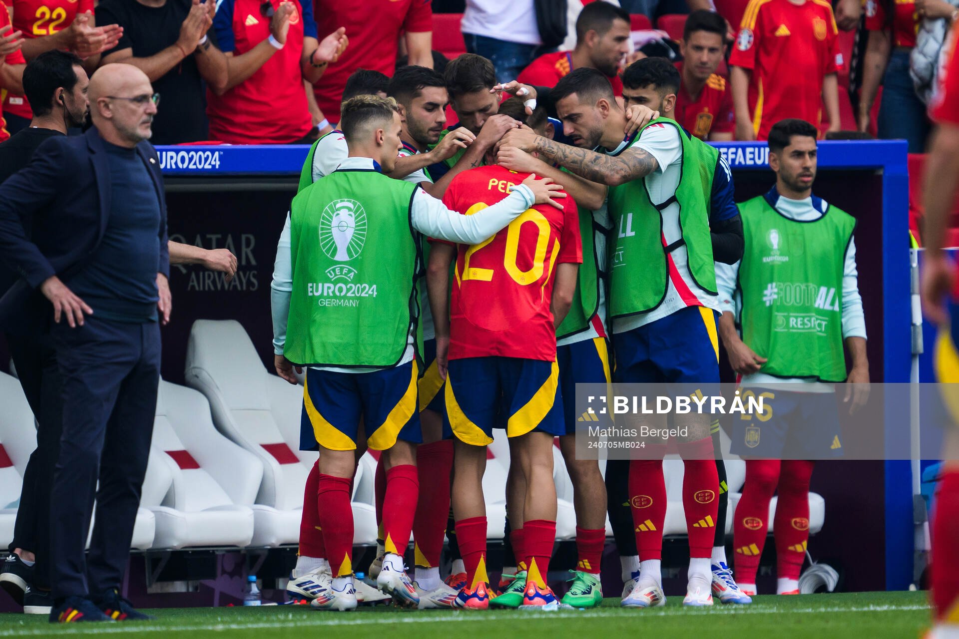 Pedri of Spain in pain