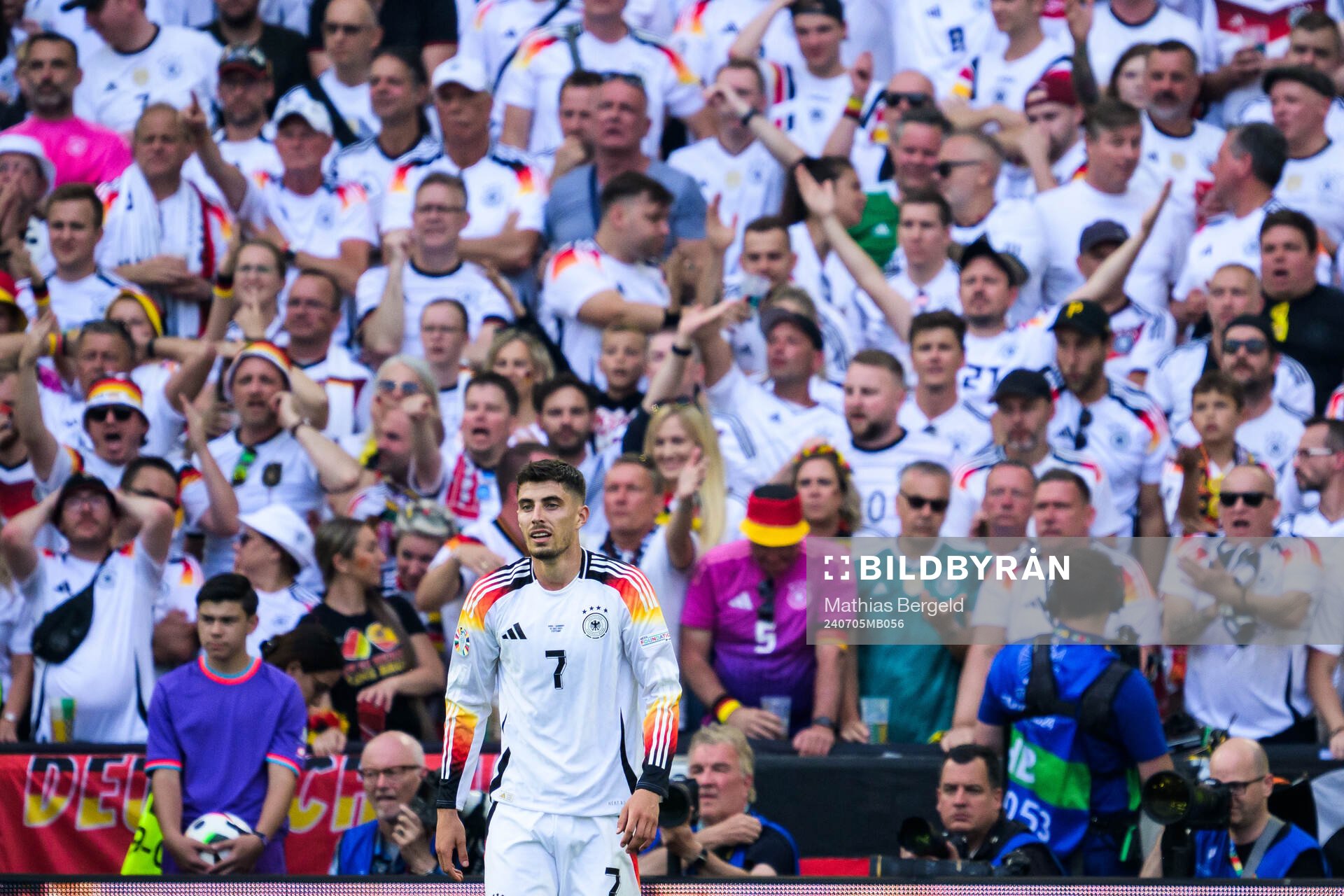 Kai Havertz of Germany looks dejected