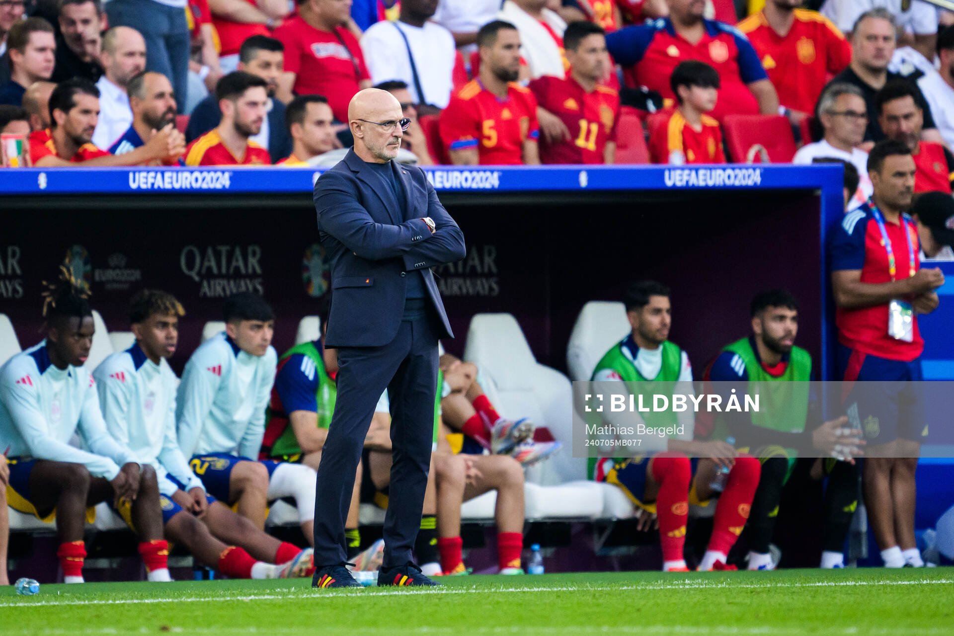 Head coach Luis De La Fuente of Spain