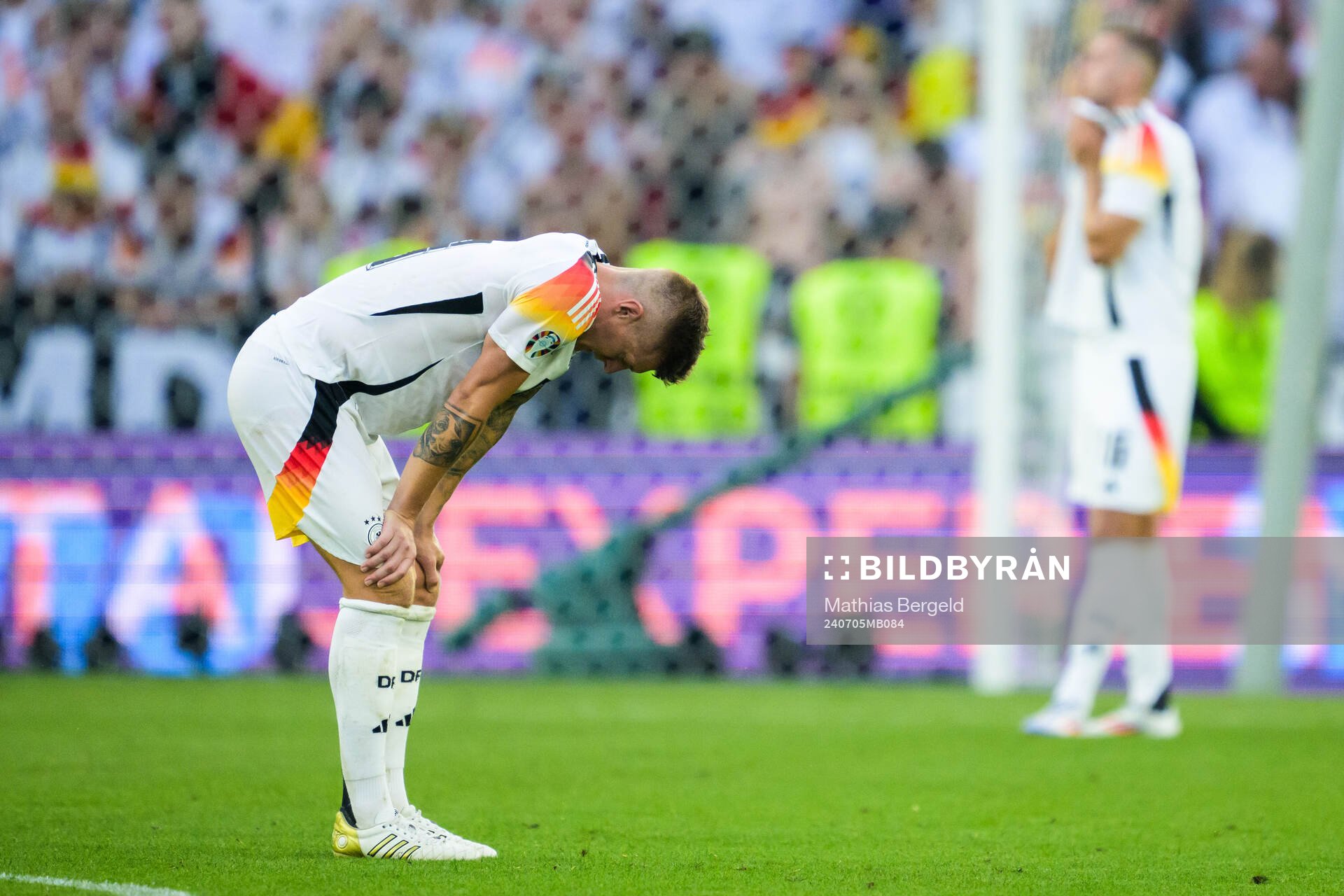 Toni Kroos of Germany looks dejected
