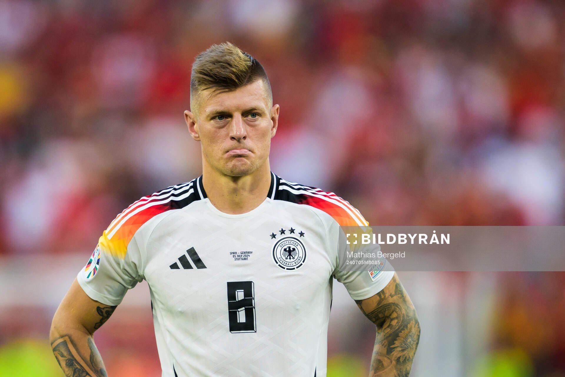 Toni Kroos of Germany looks dejected