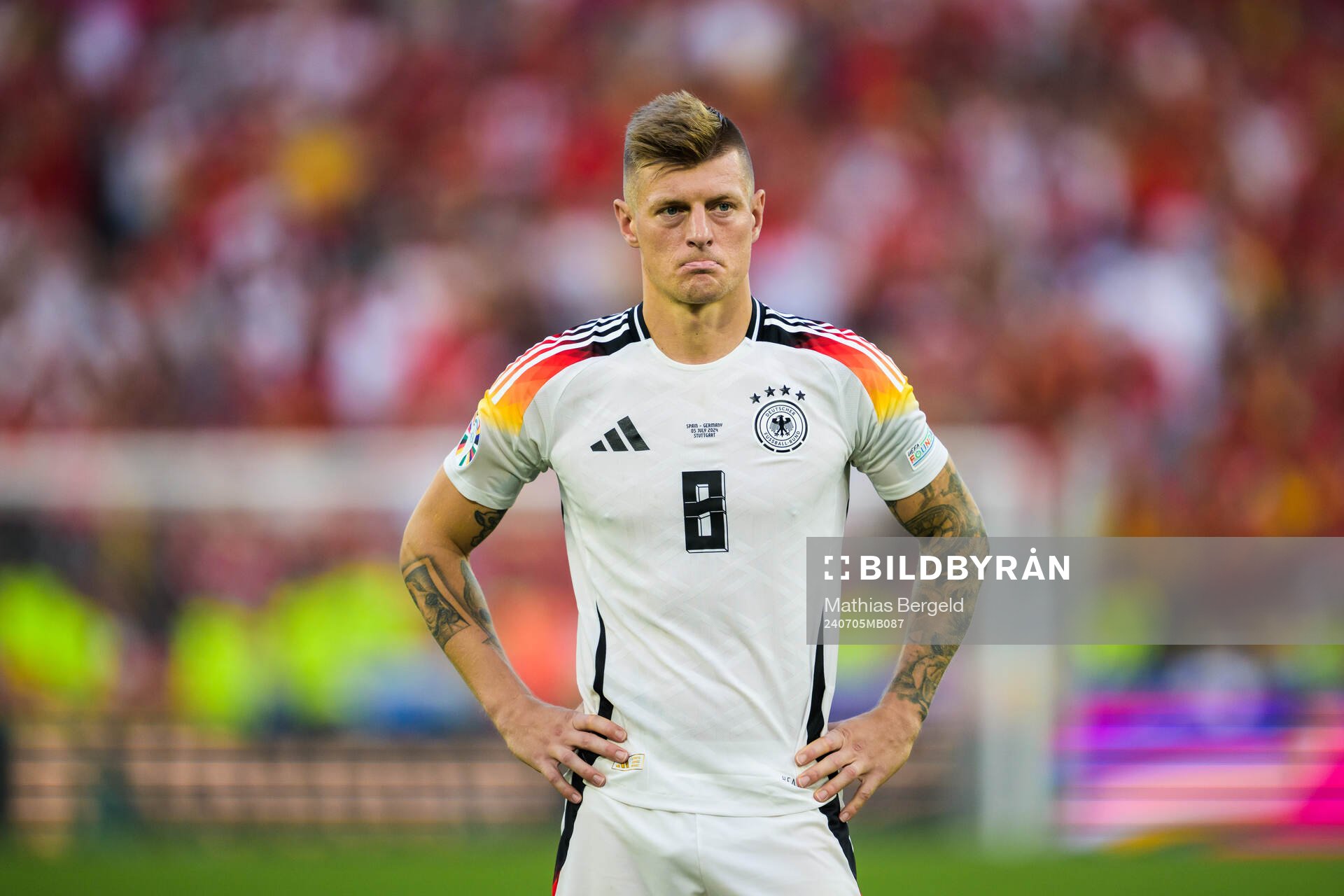 Toni Kroos of Germany looks dejected