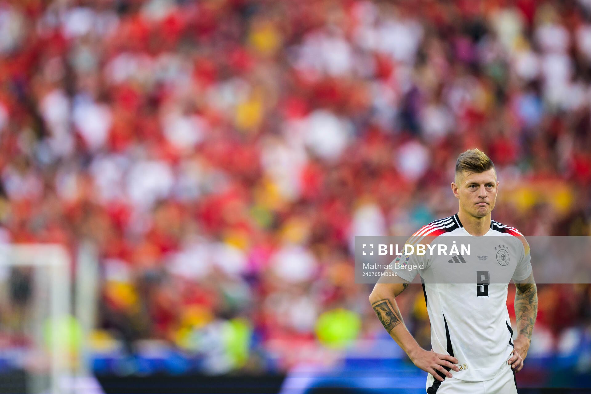Toni Kroos of Germany looks dejected