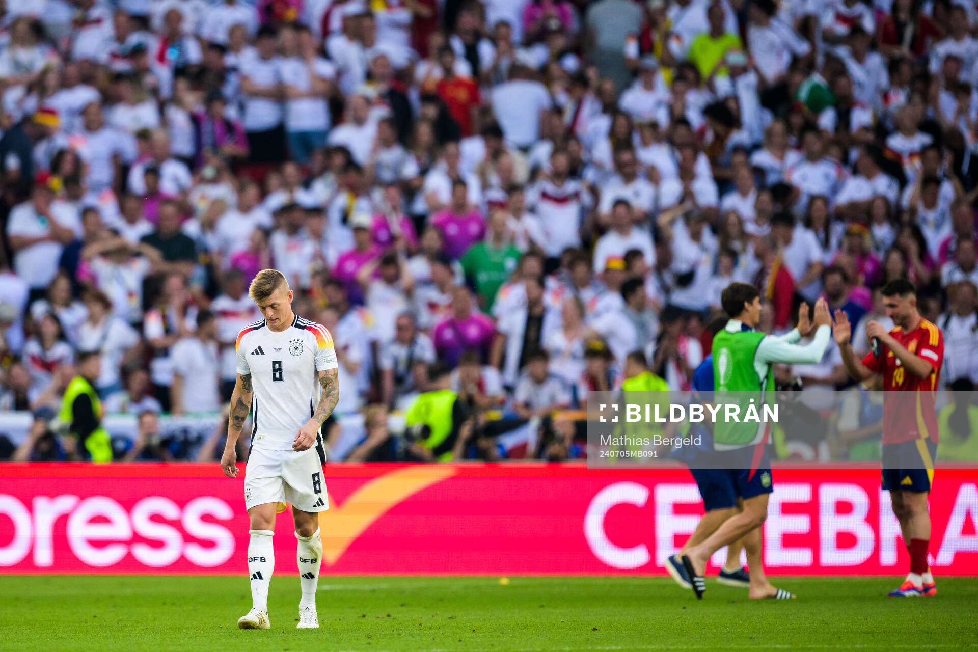 Toni Kroos of Germany looks dejected