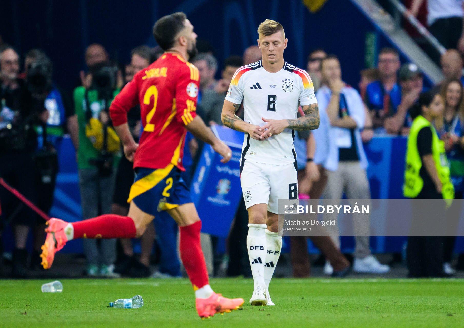 Toni Kroos of Germany looks dejected