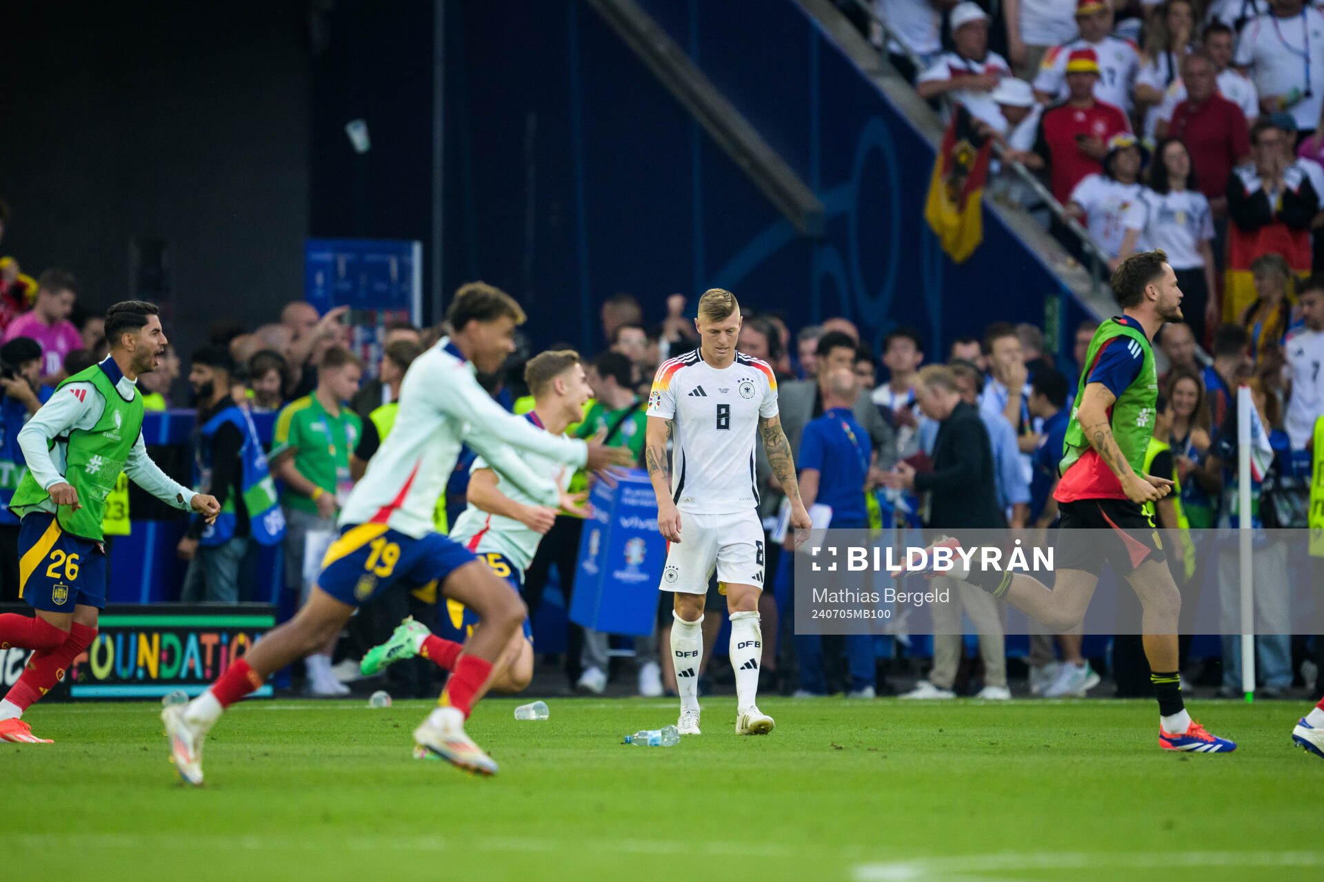 Toni Kroos of Germany looks dejected