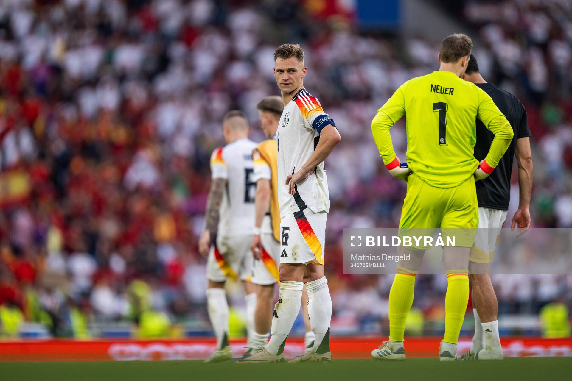 Joshua Kimmich of Germany looks dejected