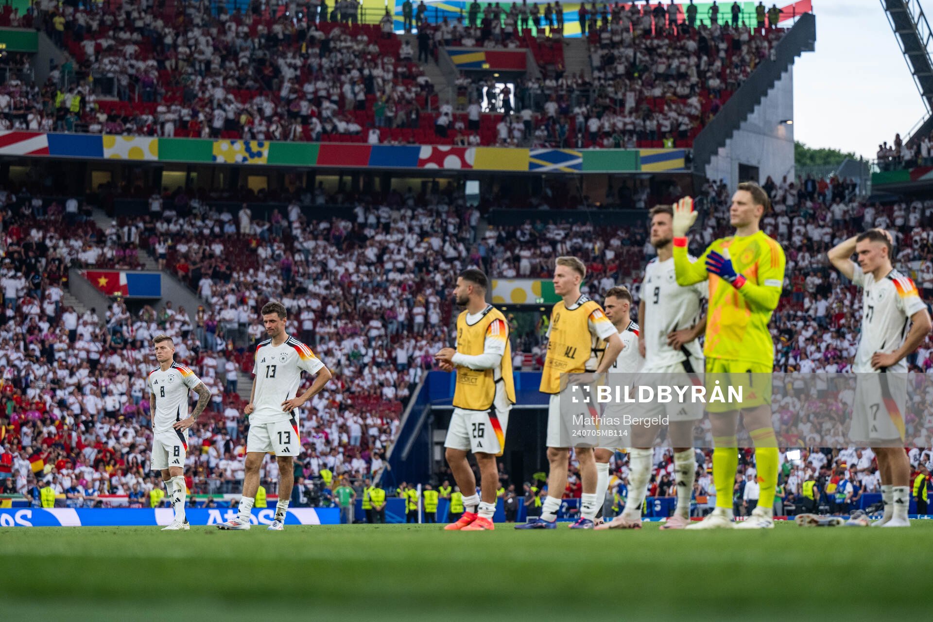 Toni Kroos of Germany looks dejected