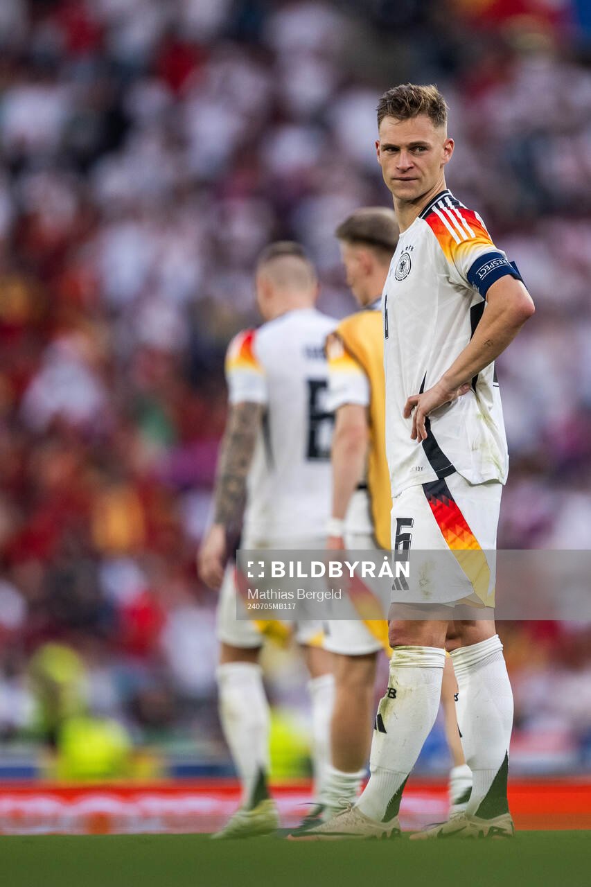 Joshua Kimmich of Germany looks dejected