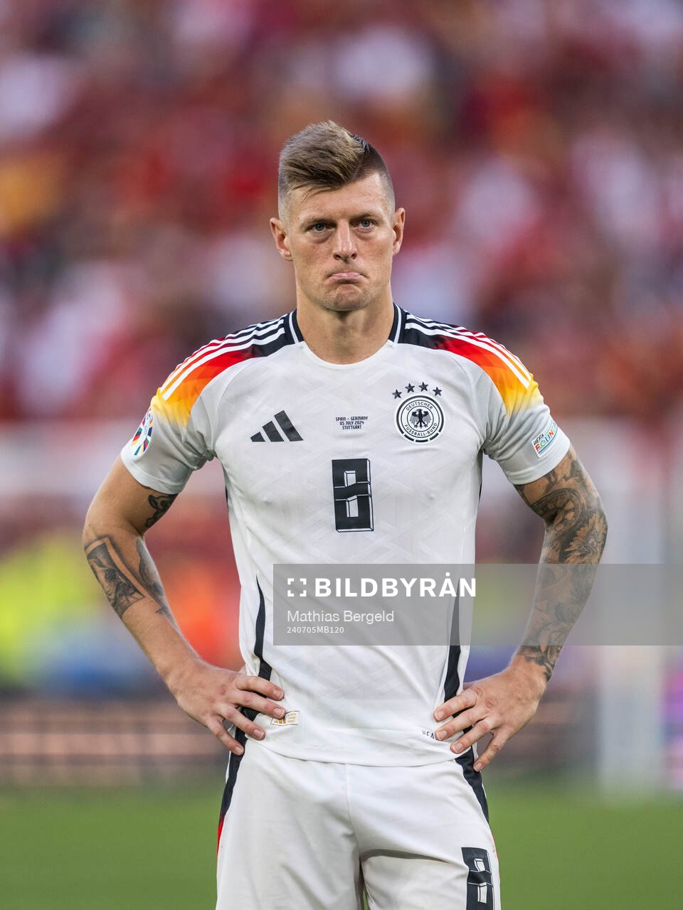 Toni Kroos of Germany looks dejected