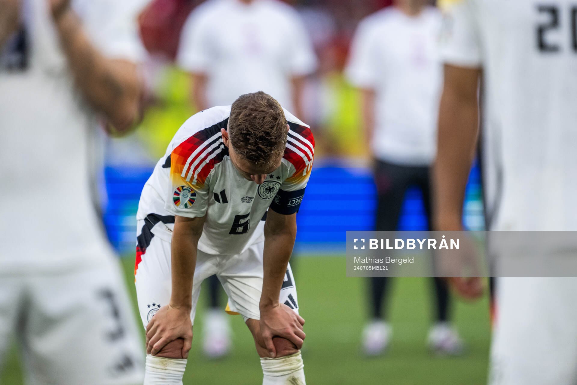 Joshua Kimmich of Germany looks dejected