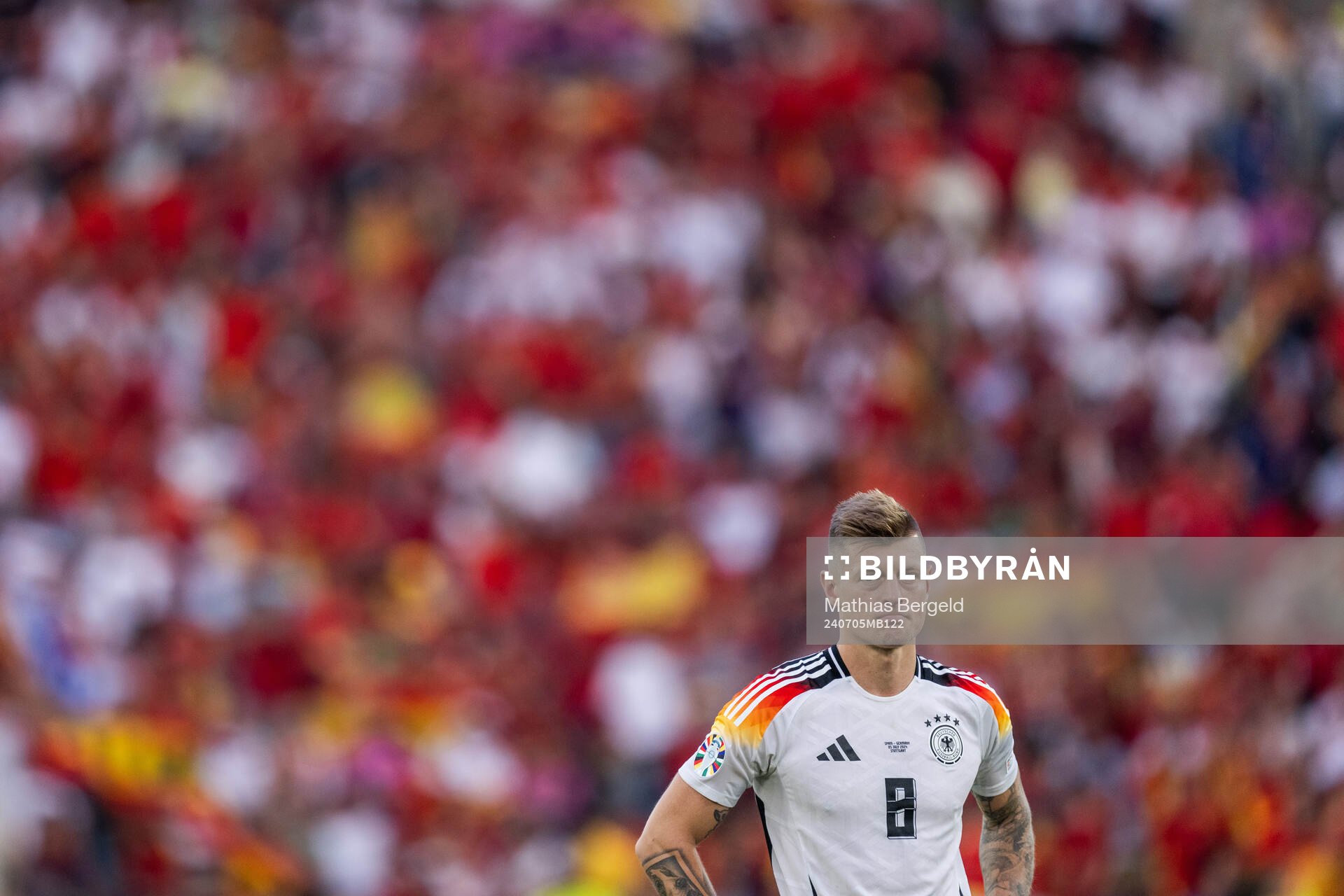Toni Kroos of Germany looks dejected