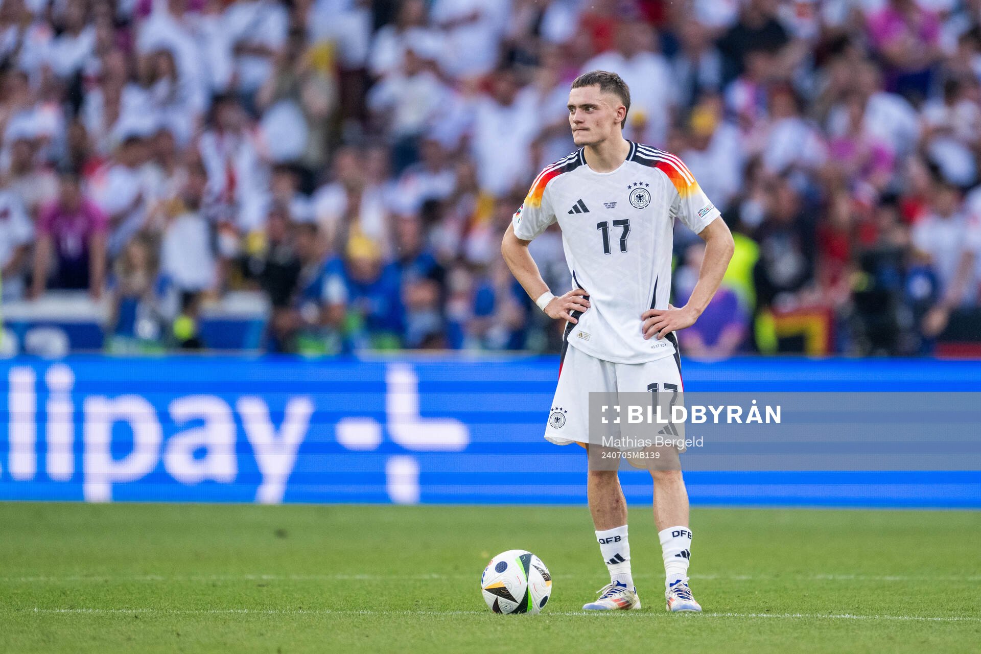 Florian Wirtz of Germany looks dejected