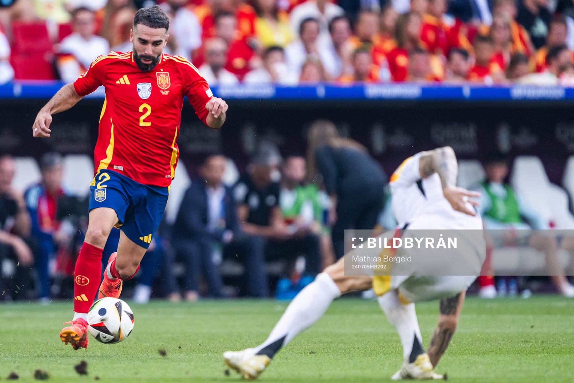 Daniel Carvajal of Spain