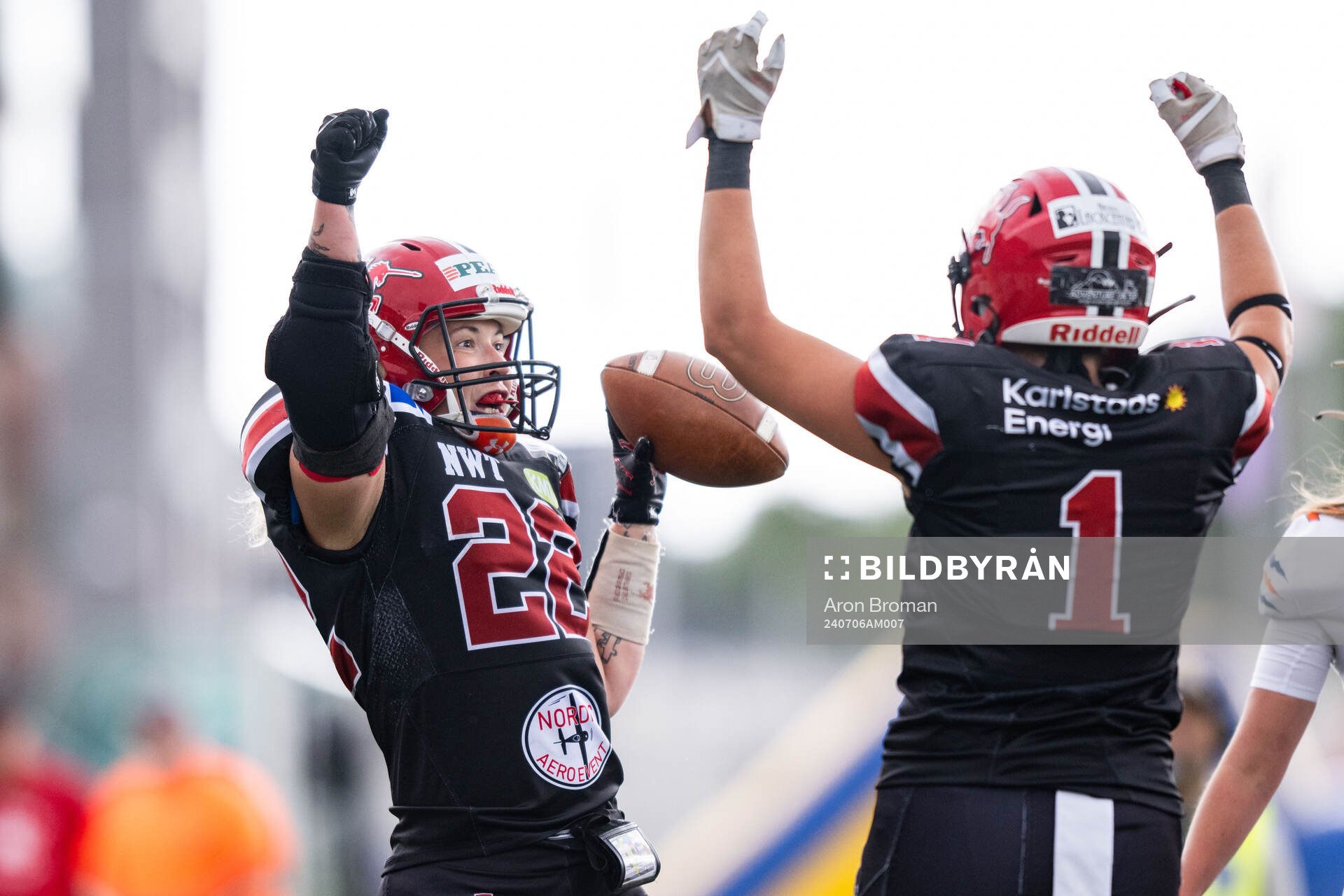 Carlstad Crusaders Gaby Knops jublar