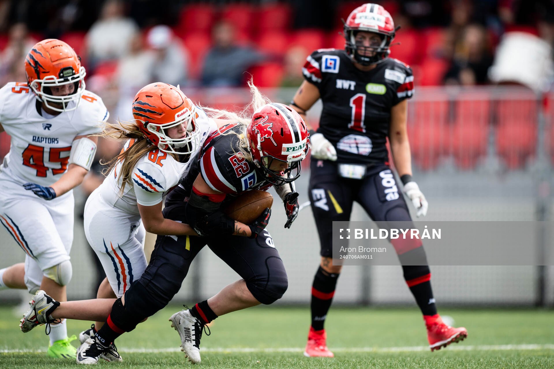 Copenhagen Raptors Janice Olin mot Carlstad Crusaders Gaby