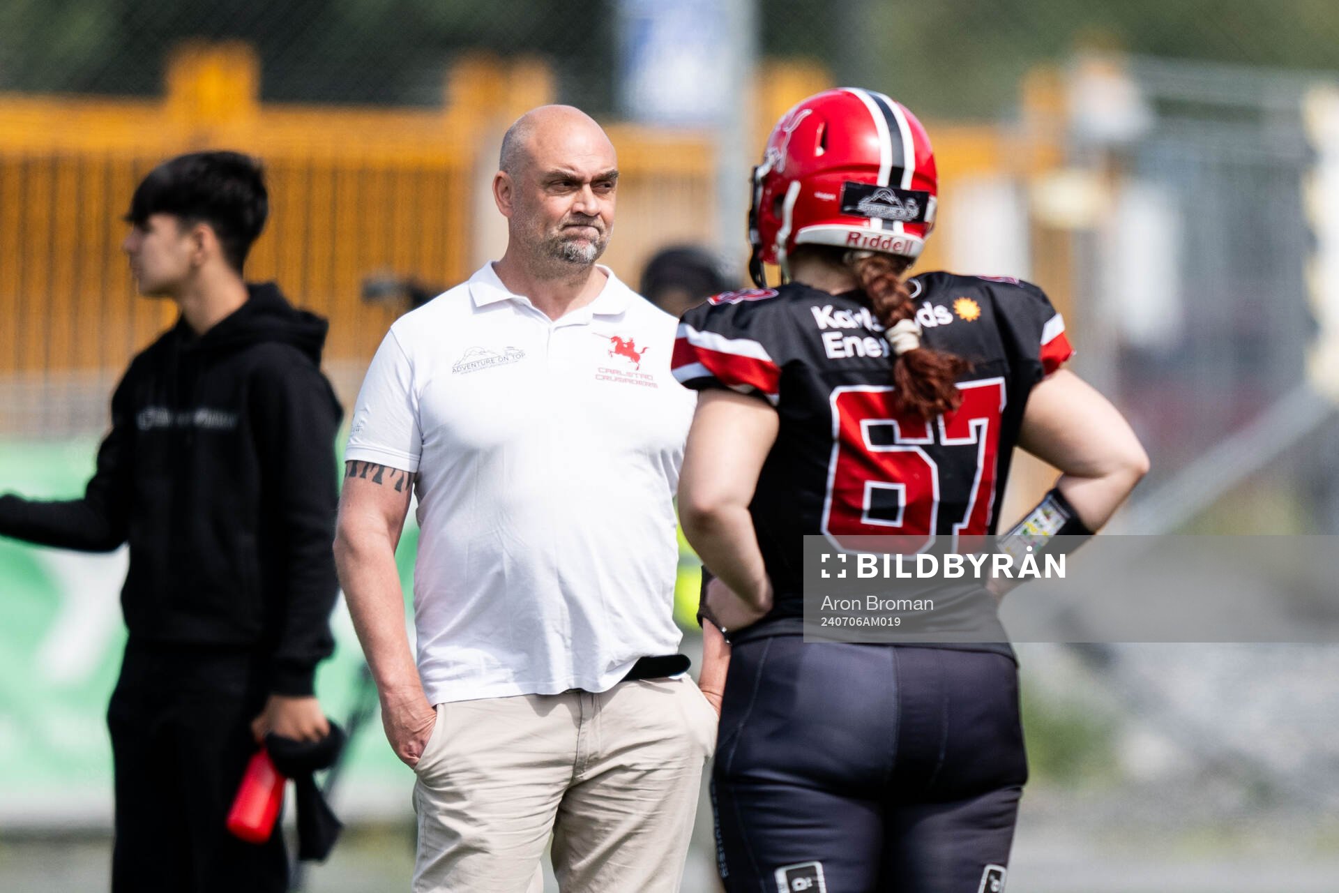 Carlstad Crusaders huvudtränare Henrik Dahl