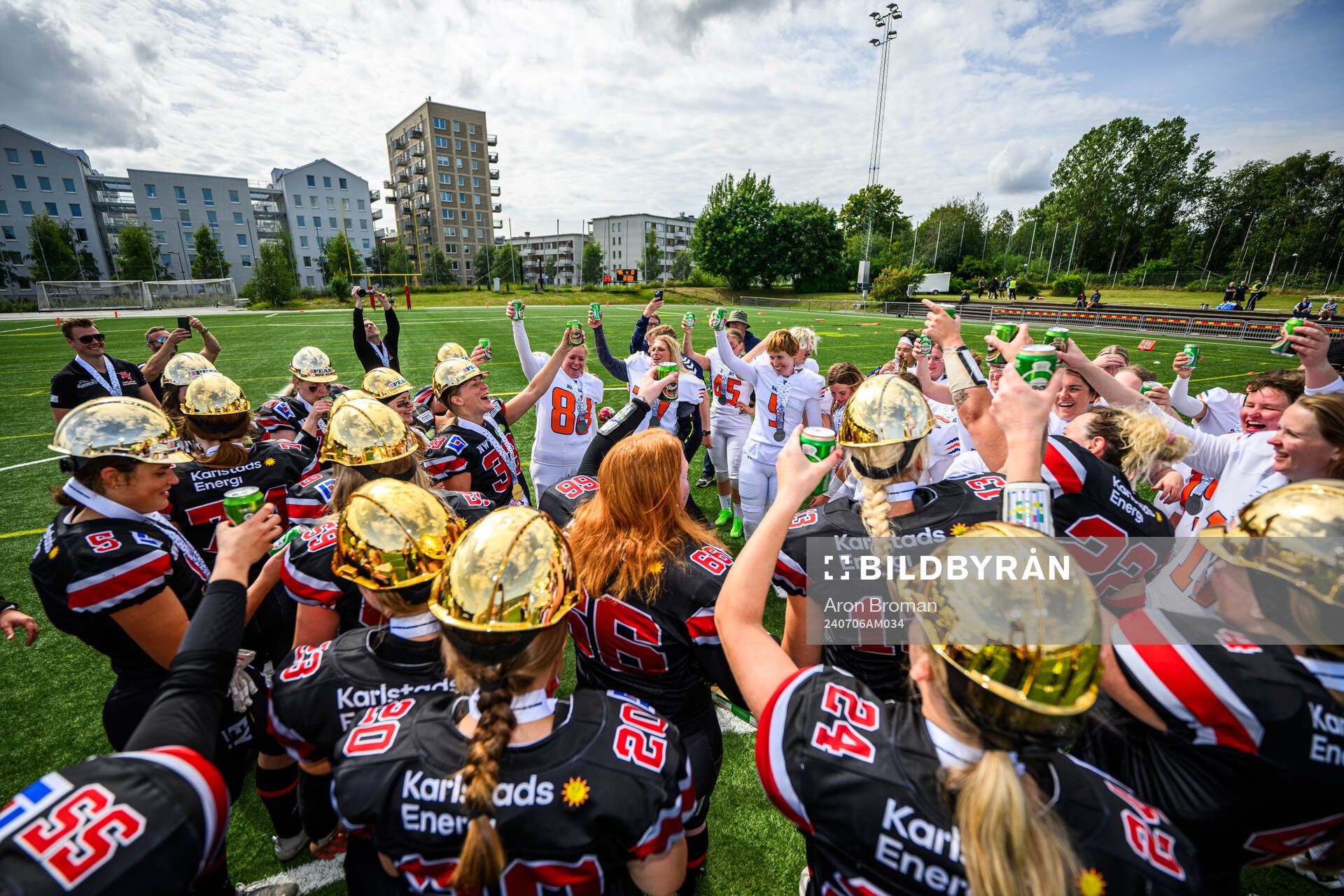 Copenhagen Raptors spelare och Carlstad Crusaders spelare