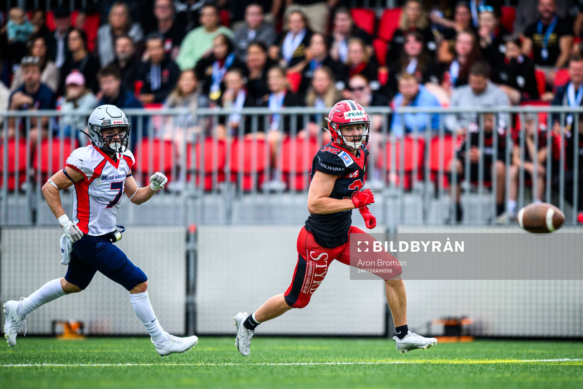 Stockholm Mean Machines Leo Spagnoli och Carlstad Crusaders